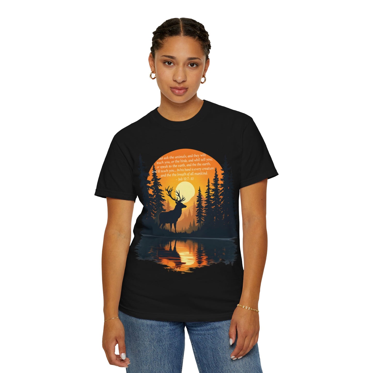 Faith in God and Nature T-shirt, this Christianity shirt makes an ideal addition to your collection of Christian clothes.