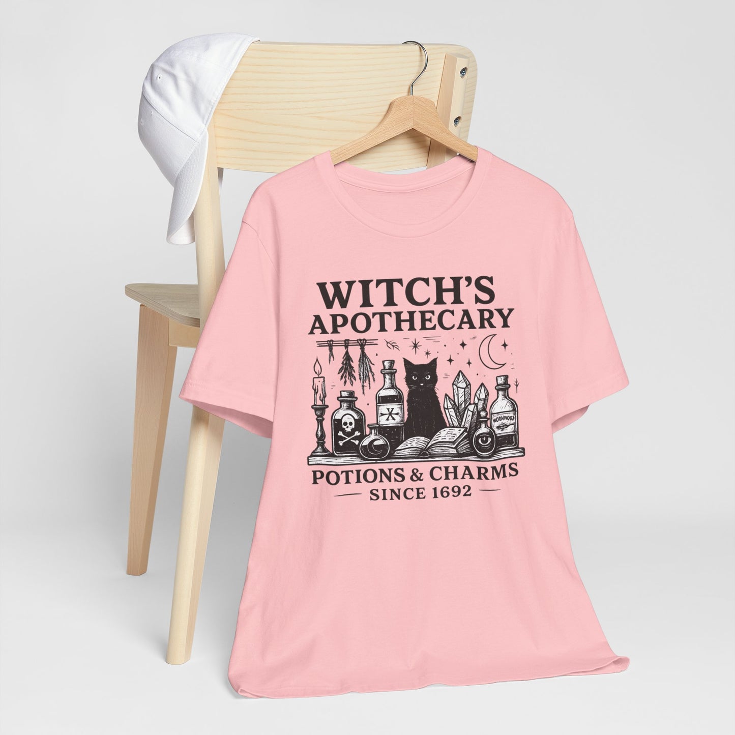Witch's Apothecary Shirt 1692, Salem Apothecary Tee,this Salem shirt is perfect for those who embrace all things witchy and magical.