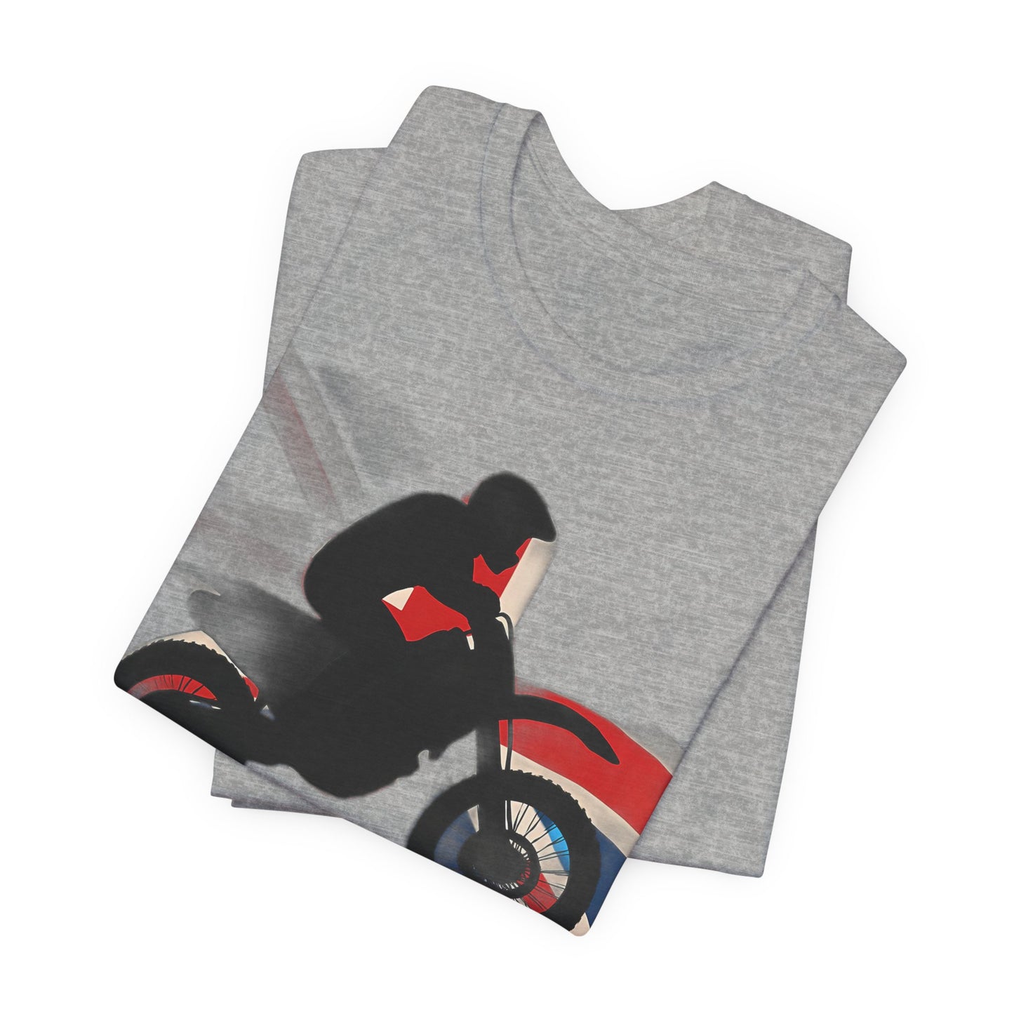 Union Jack T-shirt Motorcross, Whether you’re sporting it as a motocross shirt or a casual day out, this UK flag T-shirt is your ticket to riding in true British spirit.