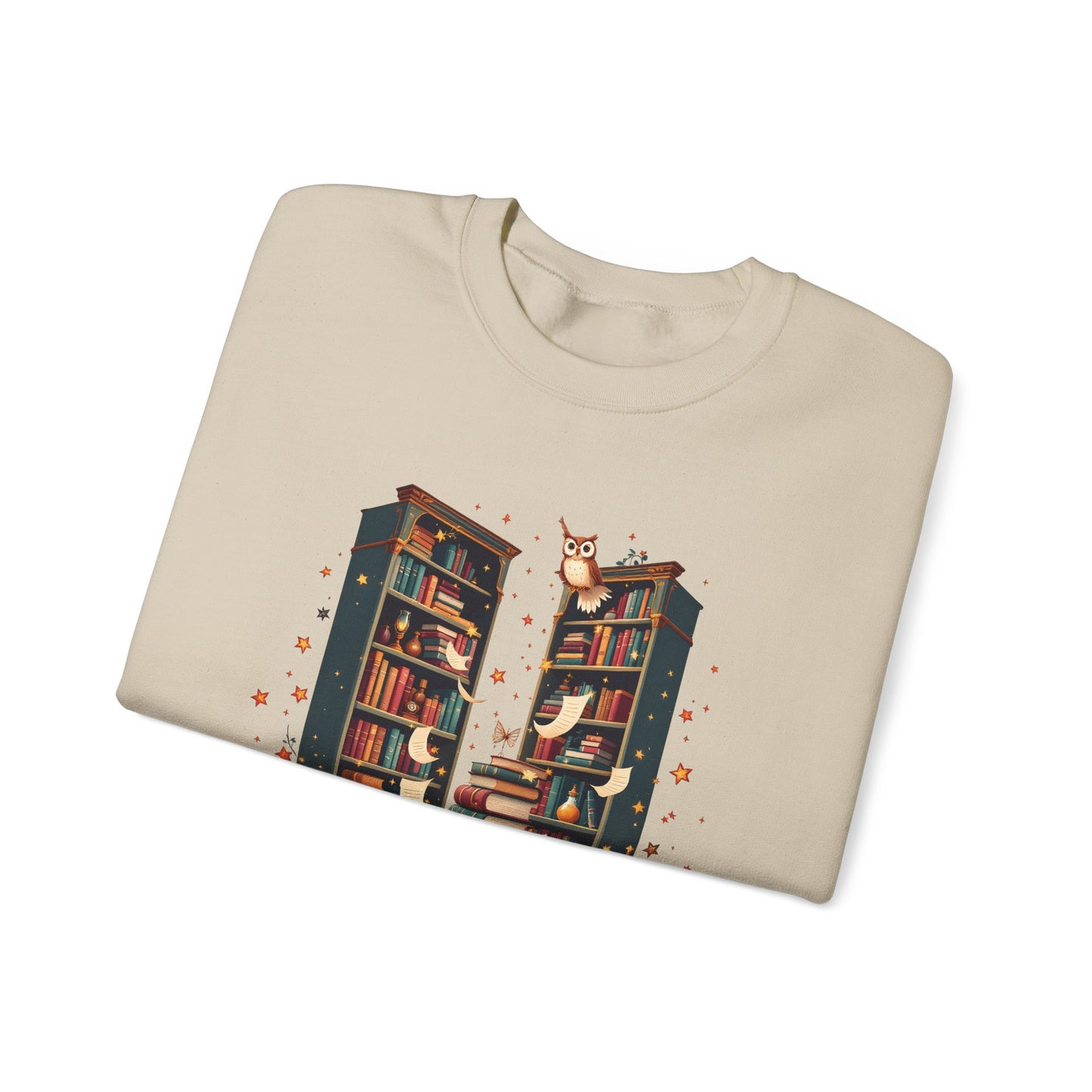 Cozy Book Lover Sweatshirt - Perfect Gift for Readers, Library Lovers, owl Lovers, Christmas, Literary Gifts
