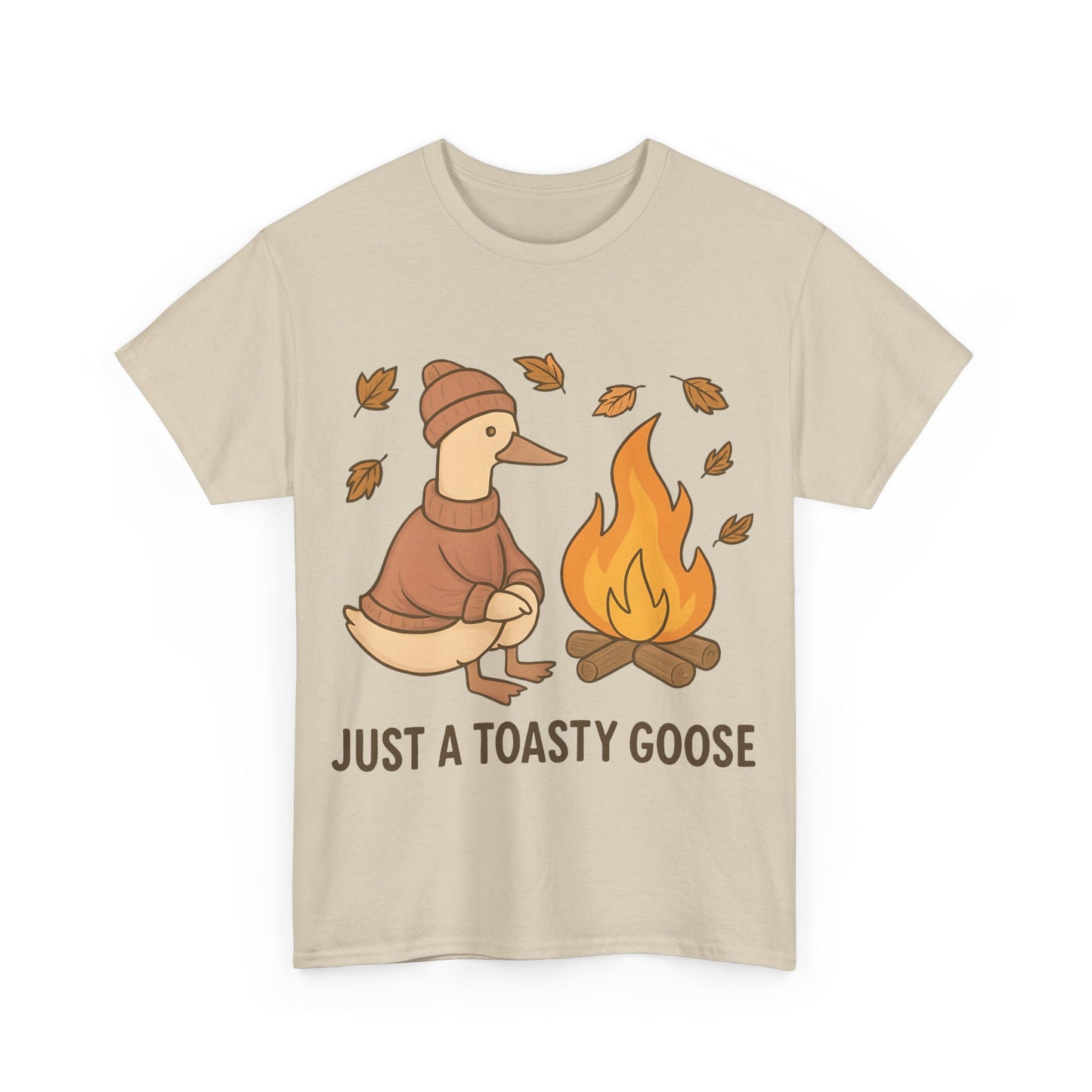 Autumn Goose Tee -Toasty Goose autumn Fashion, it's great for gatherings and makes a perfect gift.