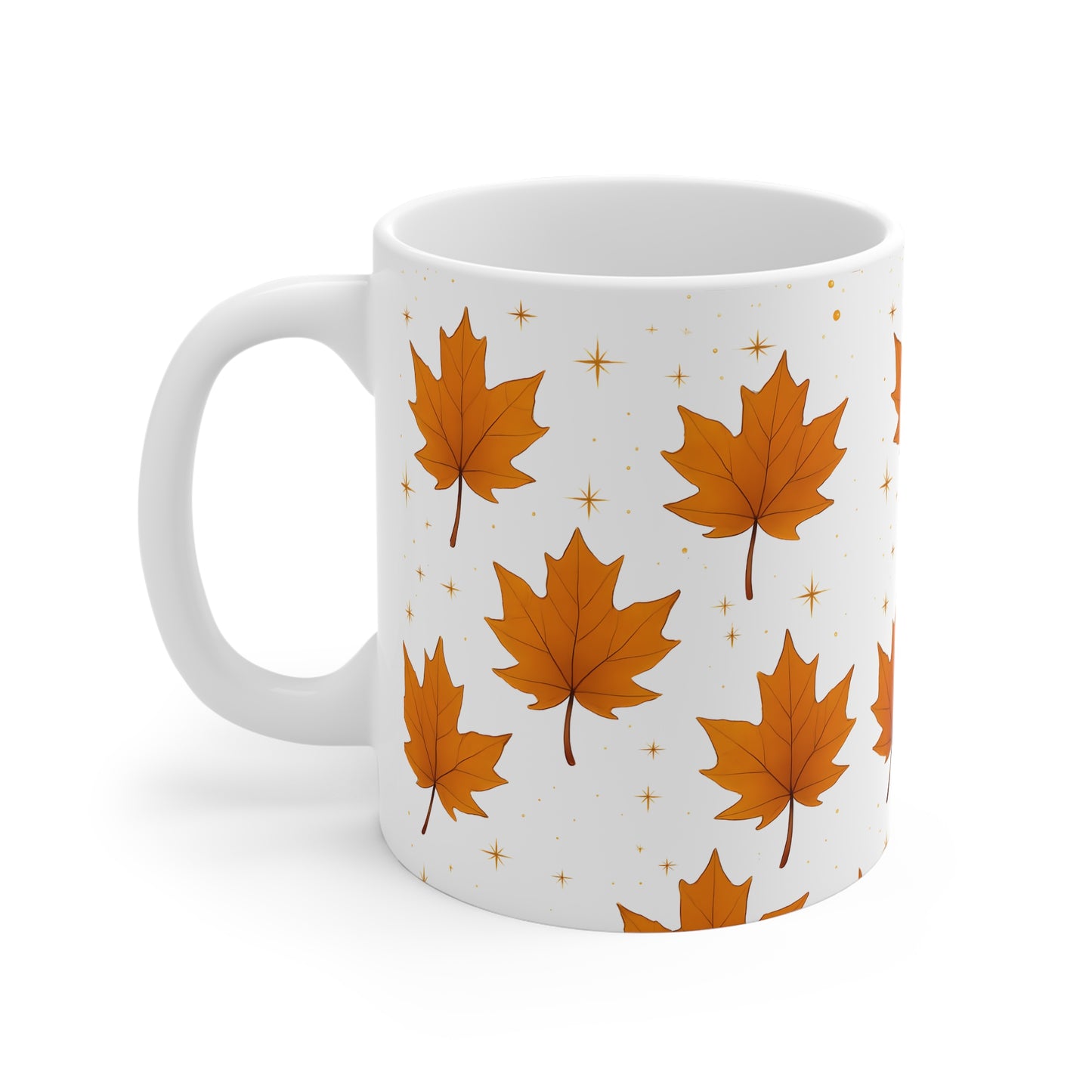 Autumnal Leaf Coffee Mug, perfect companion for your seasonal sips.