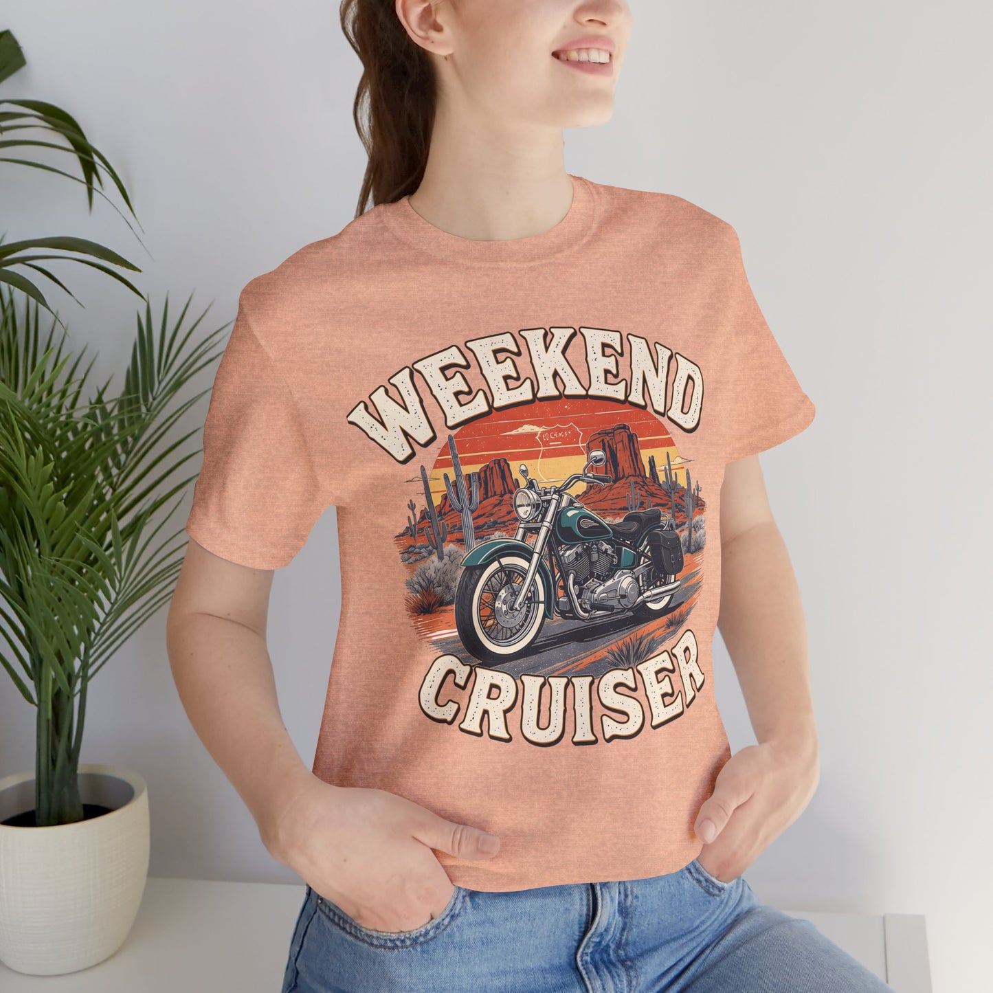Weekend Cruiser Vintage Biker T-Shirt, Cruiser Motorcycle, Motorcycle Shirt,Unique Graphic Tee,Bike Lover Gift,Biker Apparel,Biker Dad Gifts