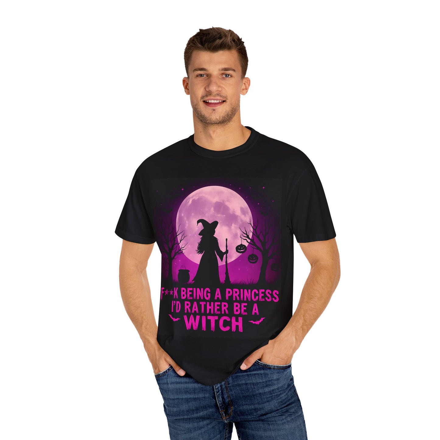 F**k Being a Princess I'd Rather Be a Witch TShirt, This wicca shirt is a celebration of witchy fashion, blending humor with a touch of rebellion. Perfect for any witchy wardrobe.