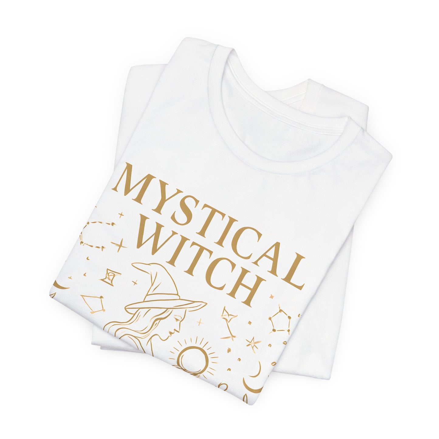 Mystical Witch Cosmic Enchantment T-shirt, perfect for any witchy woman seeking to channel her inner celestial witch.