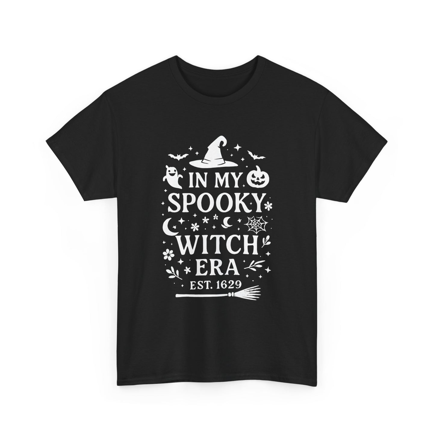 In My Spooky Witch Era Tee, Salem Witch Shirt, a bewitching homage to Salem's mystical past. Imbued with the spirit of the legendary Salem witches.
