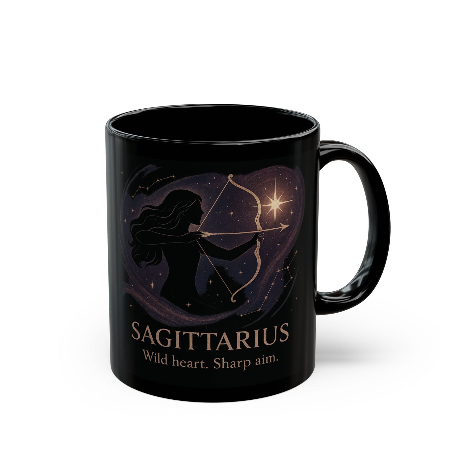 Sagittarius Astrology Mug, Zodiac Mug, This beautifully designed zodiac sign mug not only highlights the iconic Sagittarius sign but also immerses you in the mystery and wonder of the stars with every sip.