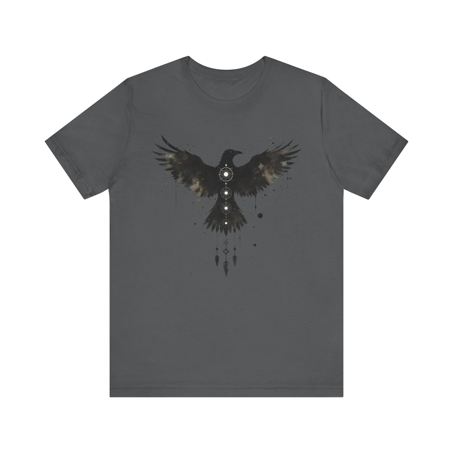 Viking Raven T-shirt, Embrace the spirit of Norse mythology with our Viking Raven T-shirt. This raven shirt captures the essence of Viking art.
