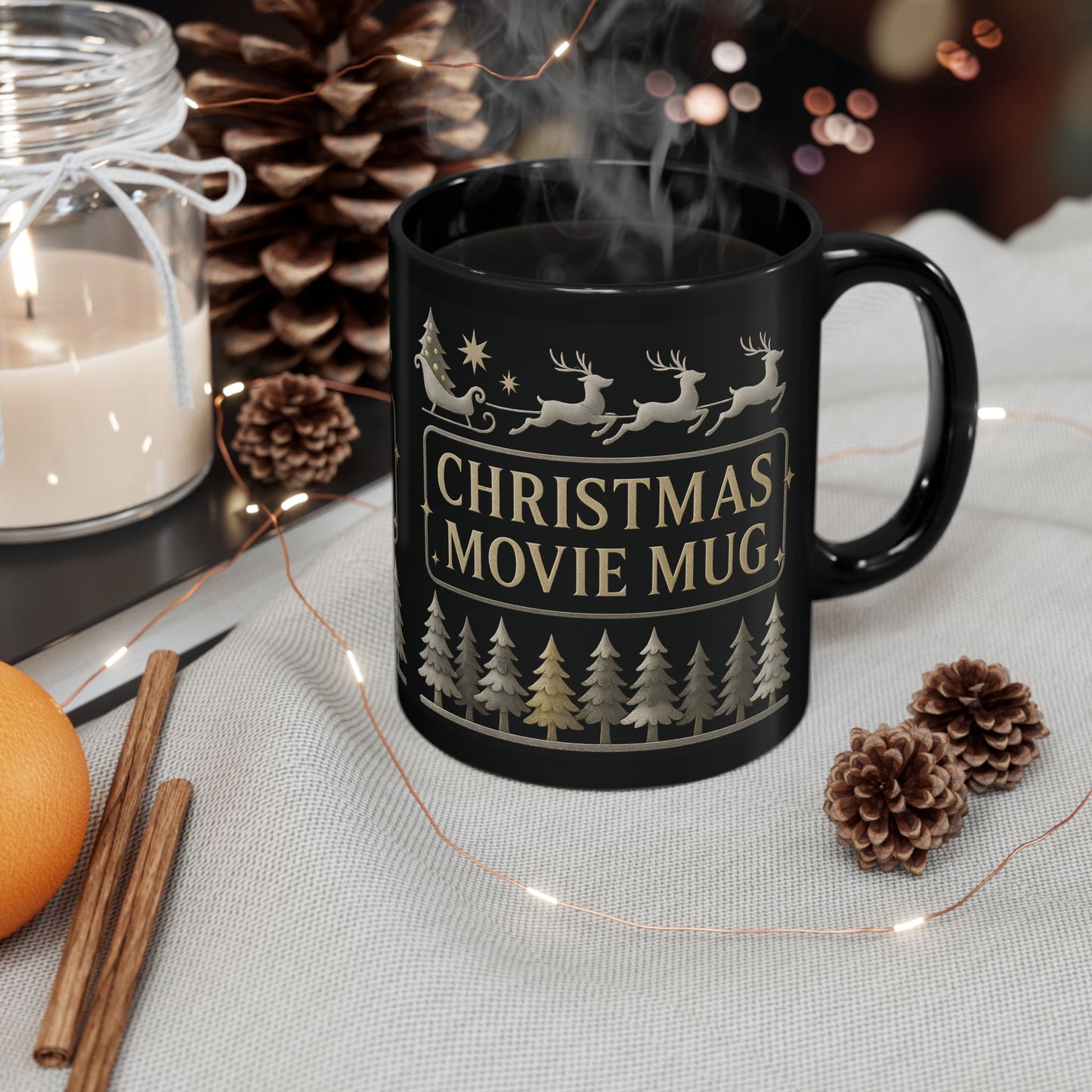Christmas Movie Mug, Let this enchanting xmas coffee mug inspire your holiday traditions, filling each moment with warmth and cheer.
