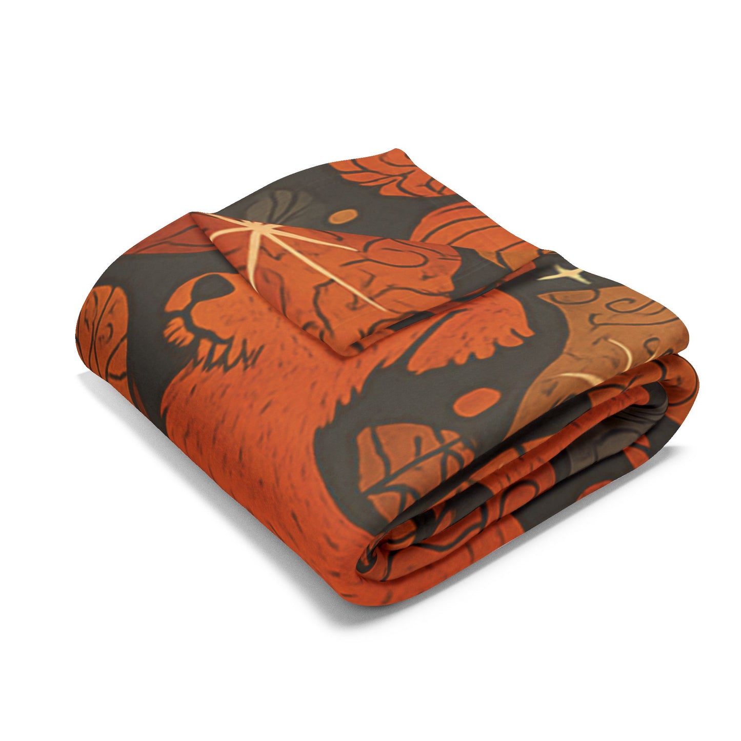 Autumnal Dog Throw, this cute dog blanket adds the perfect touch of autumn cozy to your home.
