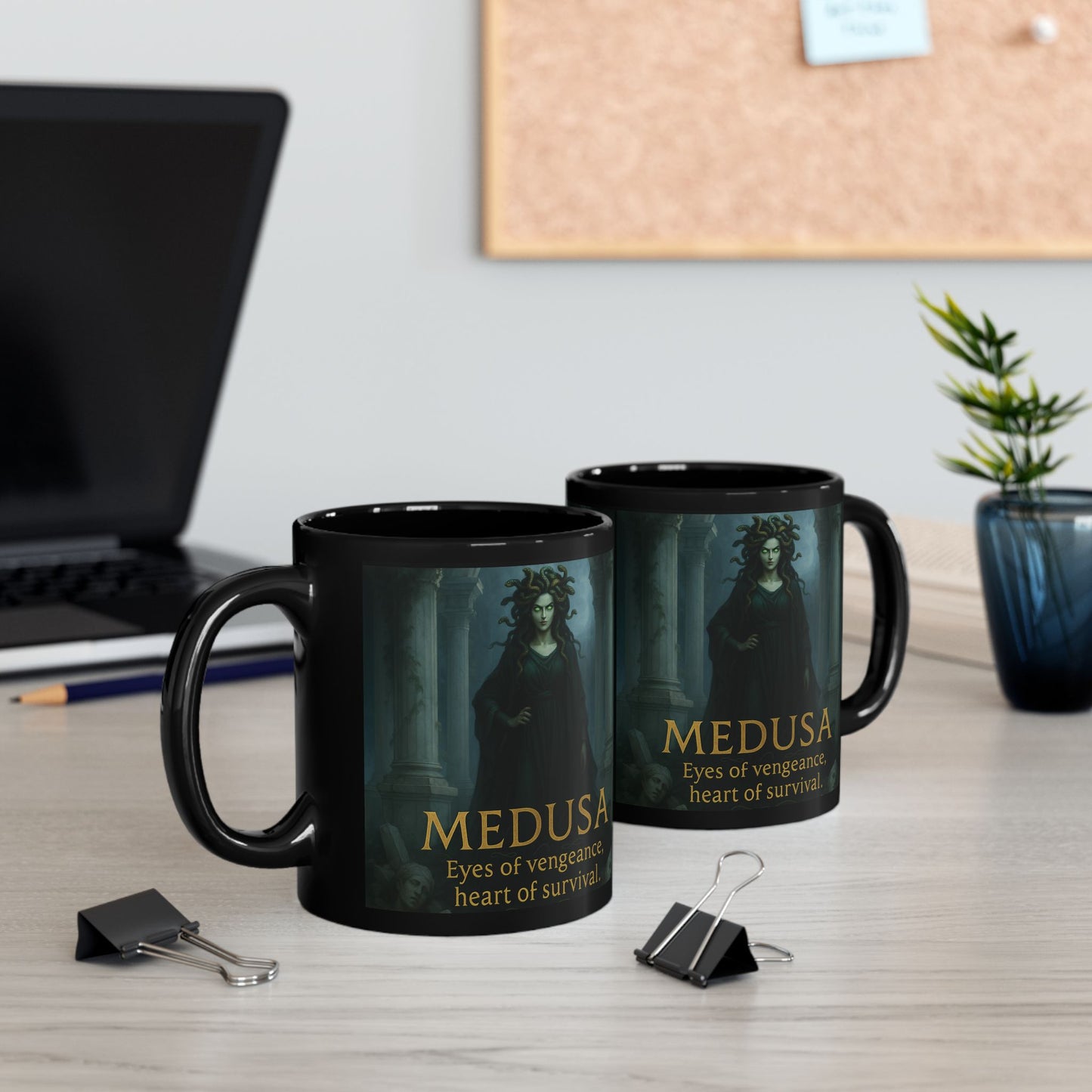 Goddess Medusa Mug, Medusa Figure, a unique medusa gift or an ideal feminist mug for today's thoughtful soul.
