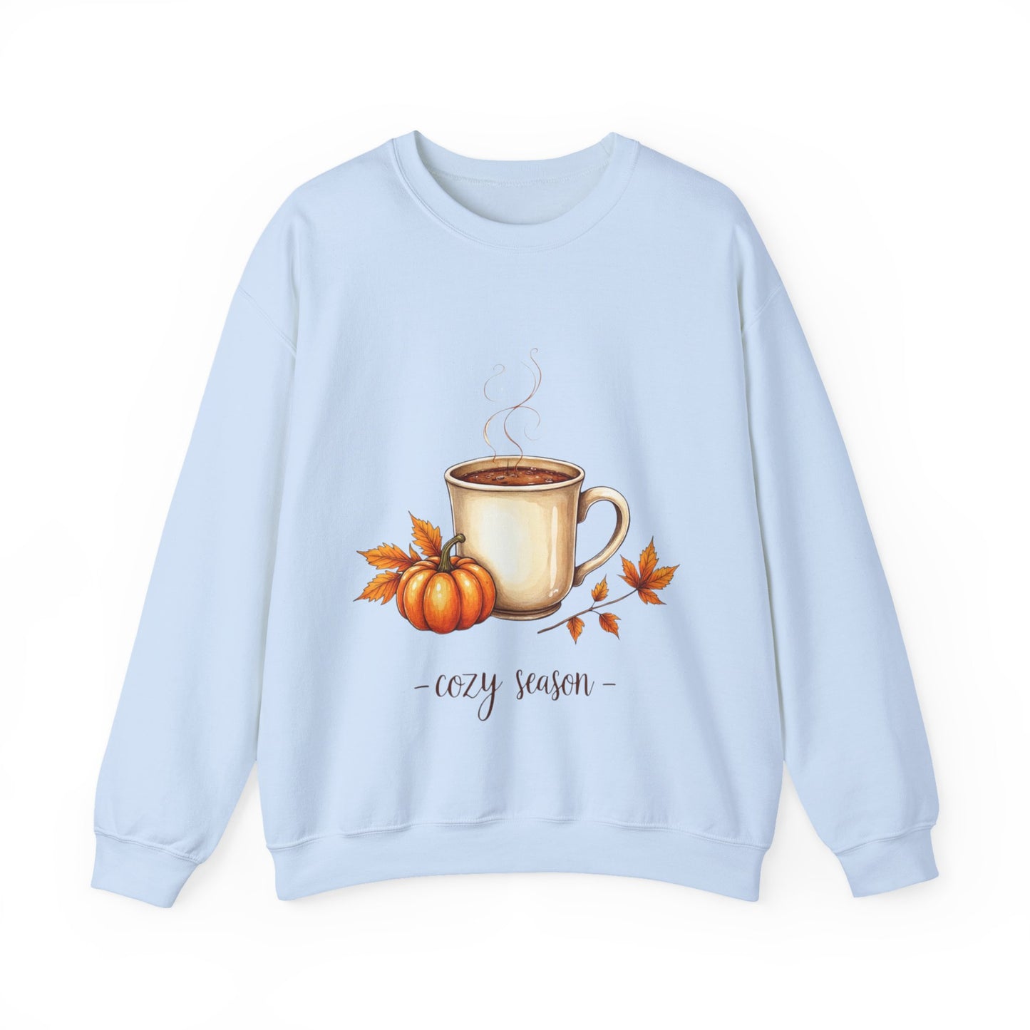 Cozy Season Sweatshirt, Perfect jumper for the cooler months with Autumn Colors giving a Cozy Autumn vibe