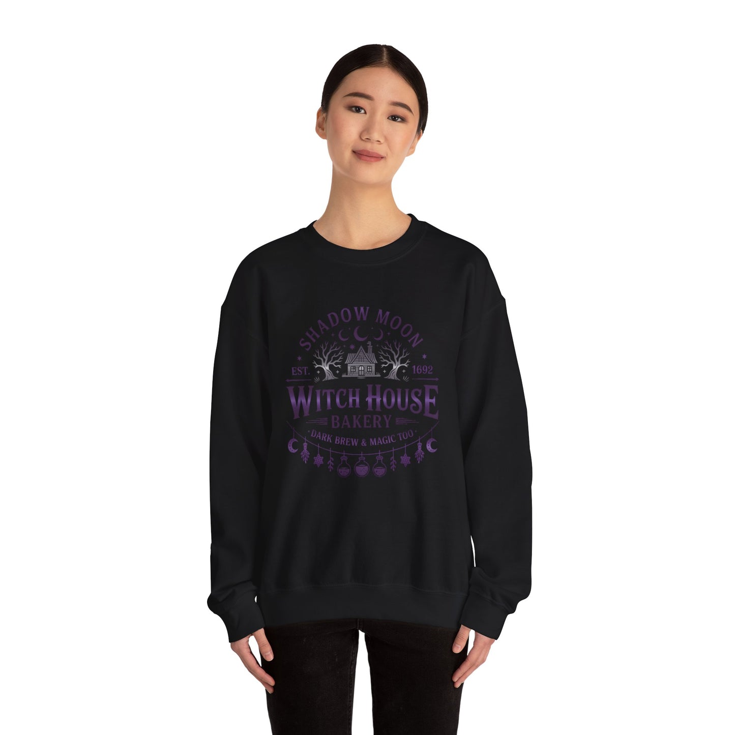 Witch House Bakery Sweater • Witchy Bakery Graphic Pullover • Occult Witch Sweater • Magical Kitchen Witch Gift
