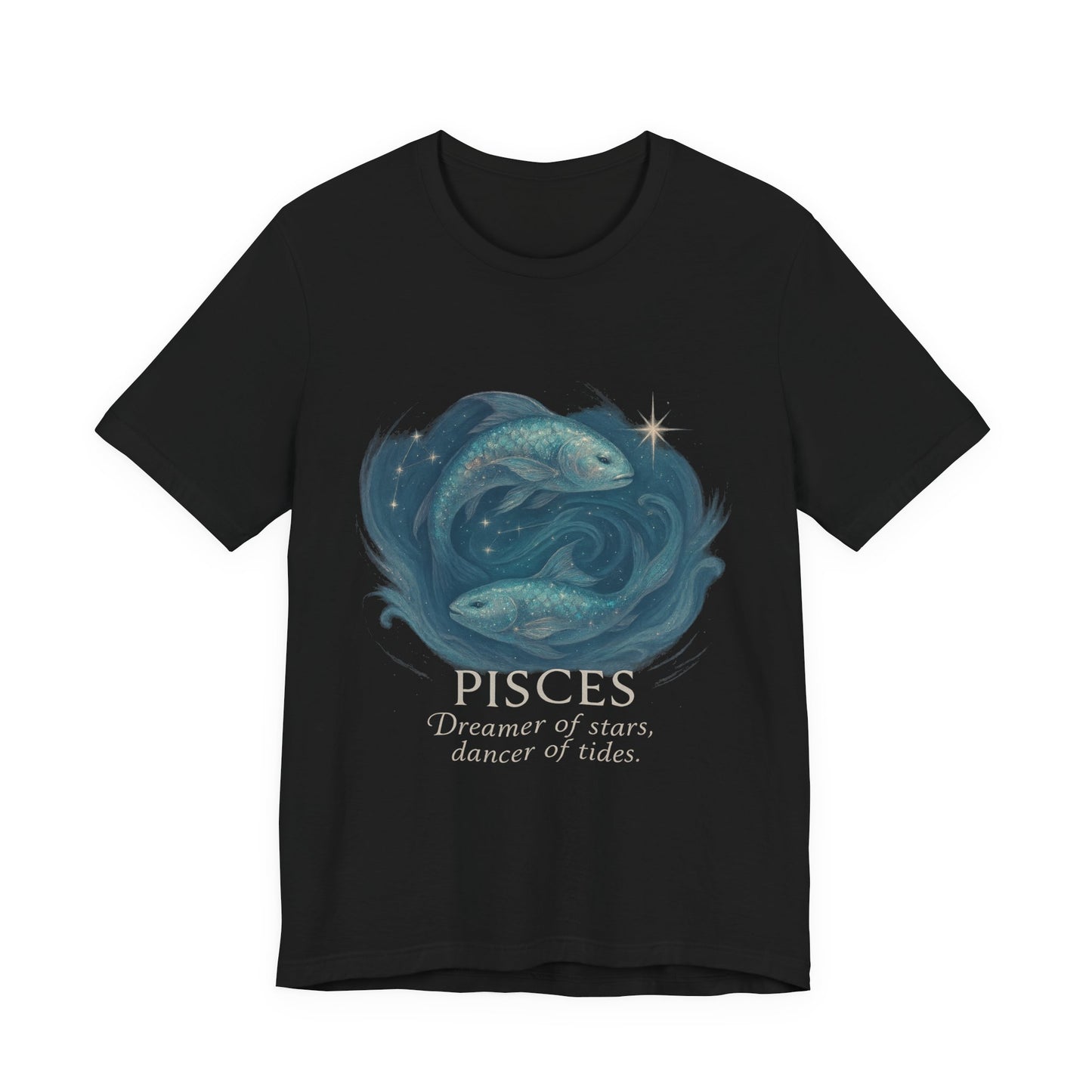 Pisces Astrology T-shirt, An ideal pisces gift for birthdays or special occasions.