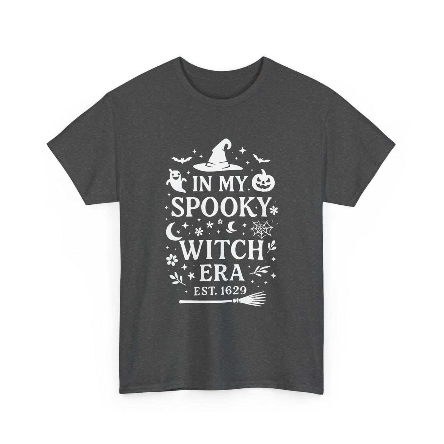 In My Spooky Witch Era Tee, Salem Witch Shirt, a bewitching homage to Salem's mystical past. Imbued with the spirit of the legendary Salem witches.