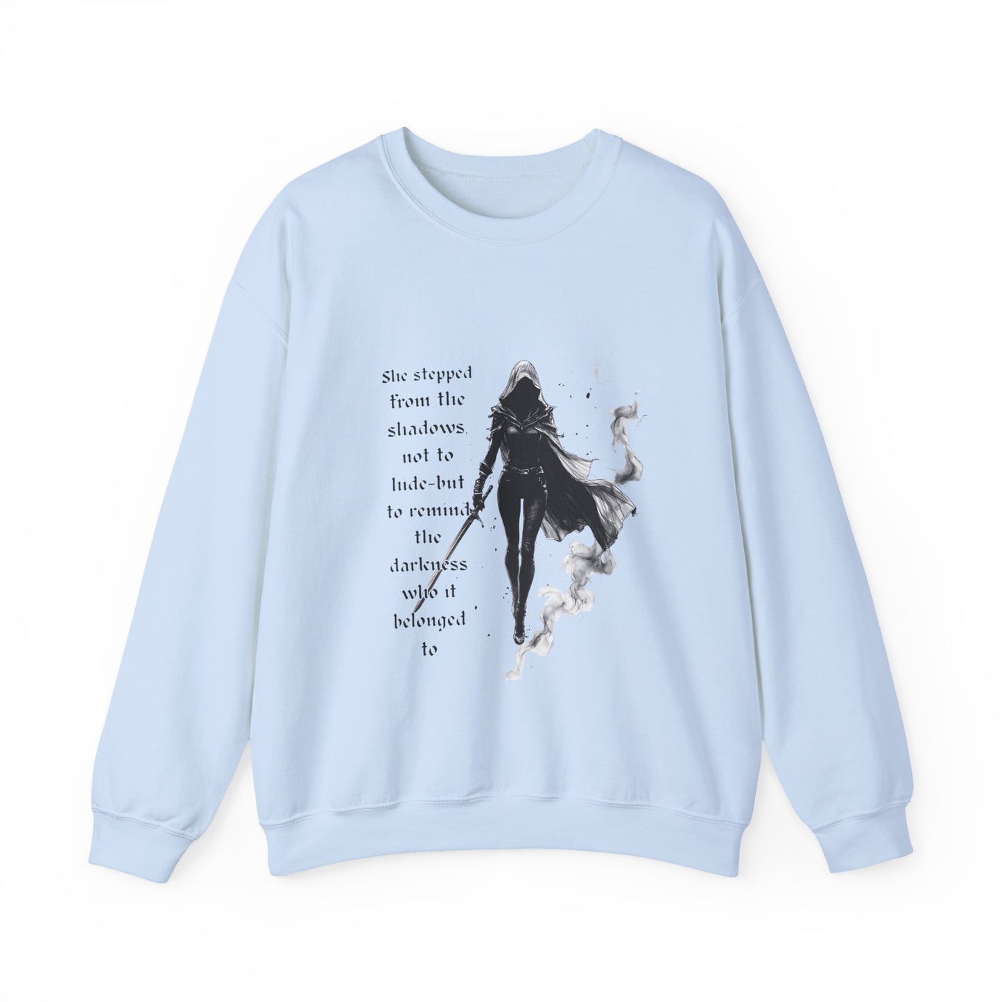 Heir of Fire Throne of Glass Sweatshirt, cozy autumn apparel for any Sarah J Maas fan. With a touch of darkness and assassin vibes.