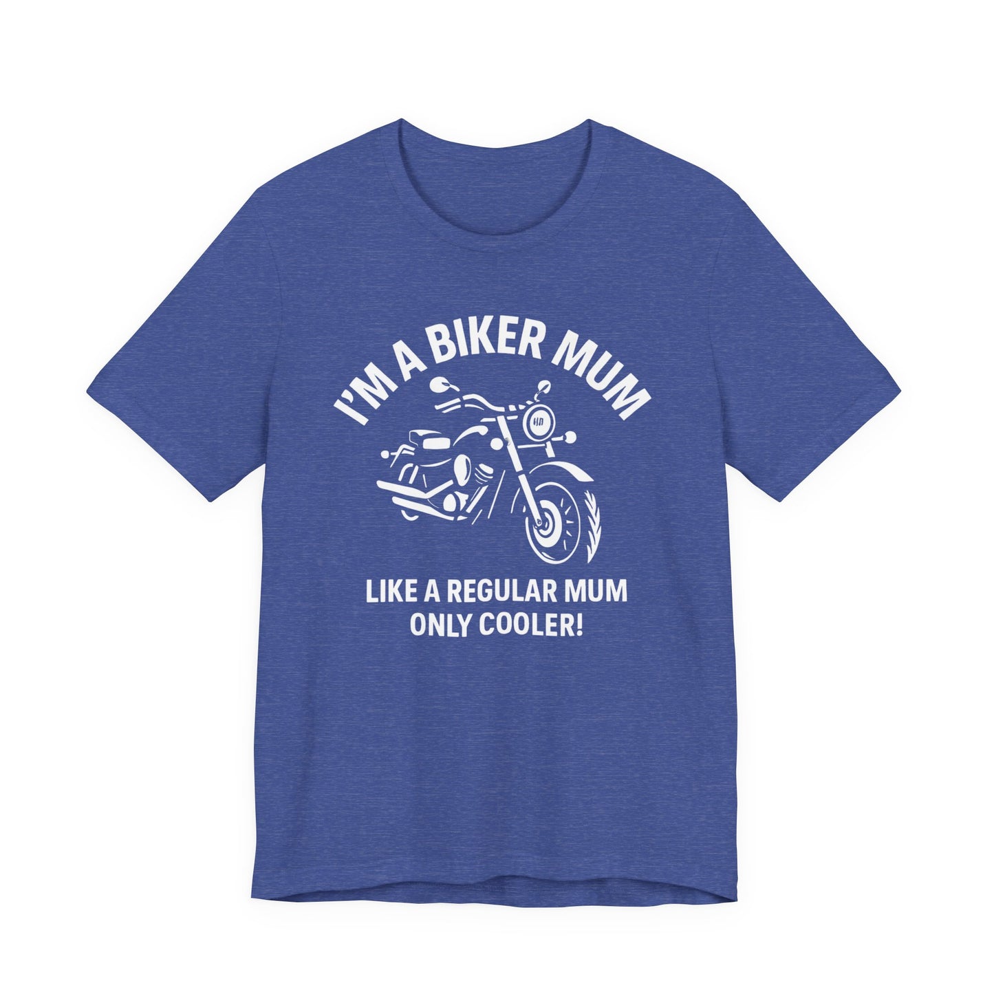 Biker Mum T-Shirt, Perfect as a bike lover gift or a personal treat, this motorcycle tee is more than just apparel; it's a statement.