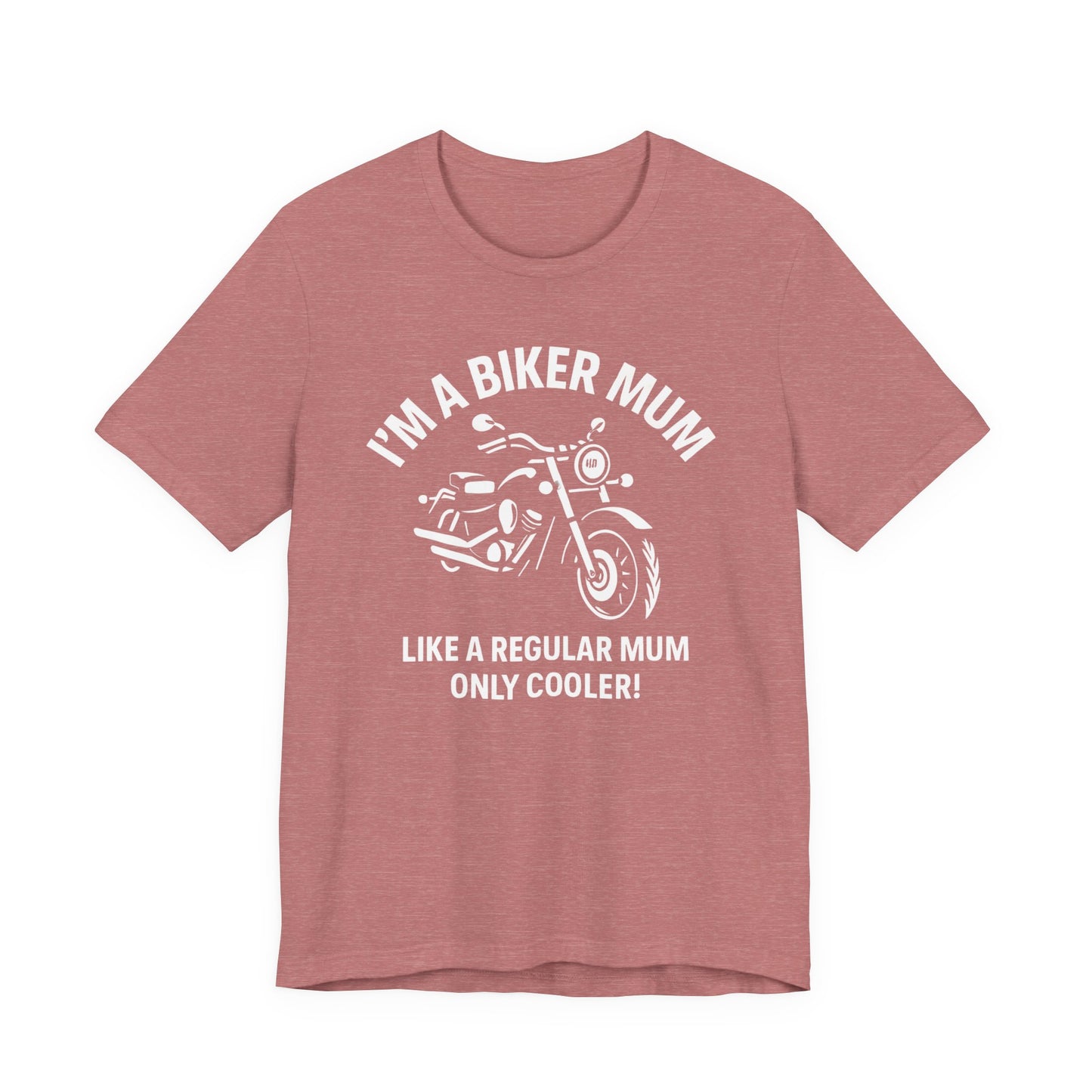 Biker Mum T-Shirt, Perfect as a bike lover gift or a personal treat, this motorcycle tee is more than just apparel; it's a statement.