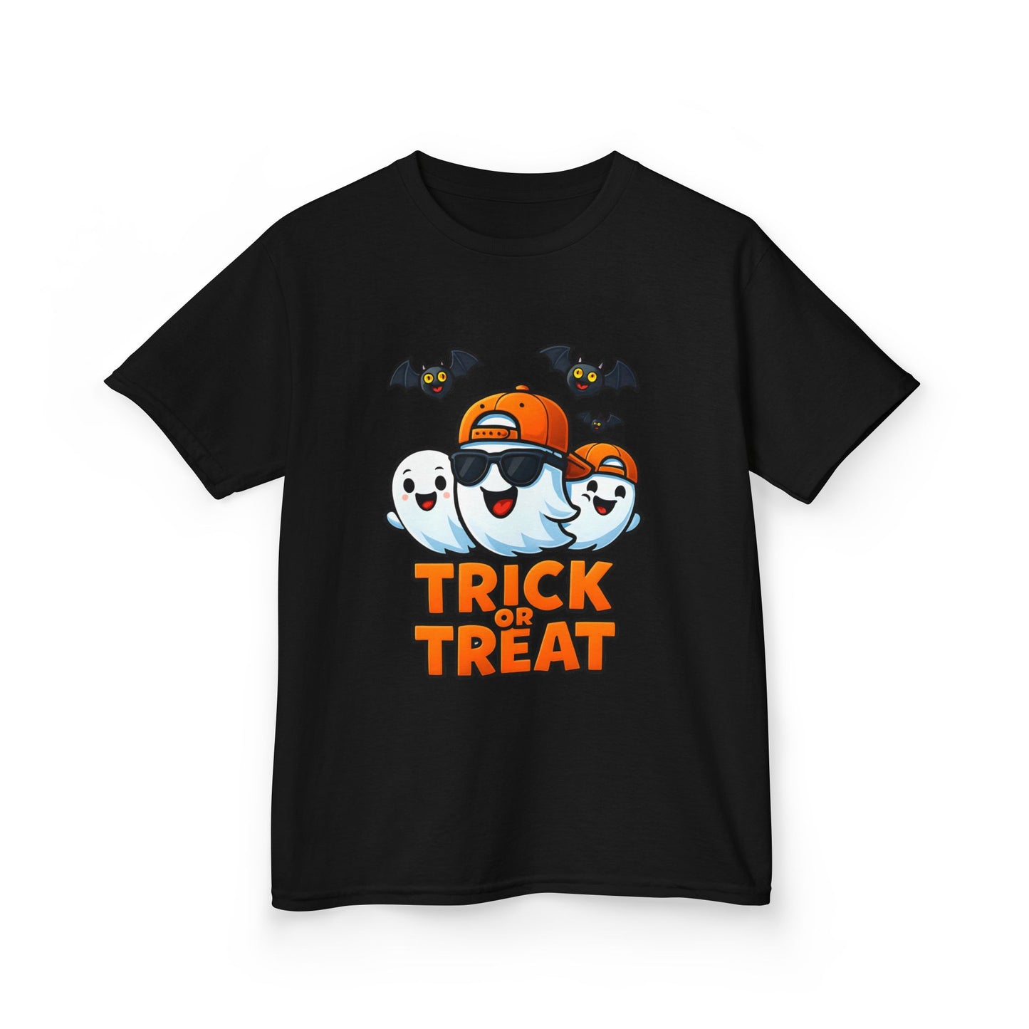 Cute Halloween Kids Tee, Trick or Treat T-Shirt, this tee transforms everyday wear into a playful celebration, making it ideal for Halloween festivities!