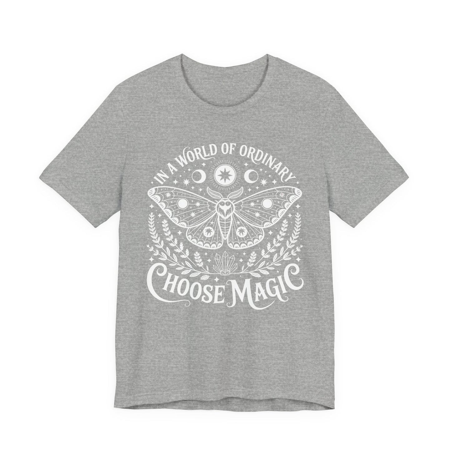 Choose Magic Witchy T-Shirt • Magical Spell Graphic Tee • Occult Mystical Shirt • Witchy Gift Unisex Top • Spiritual Pagan Clothing
