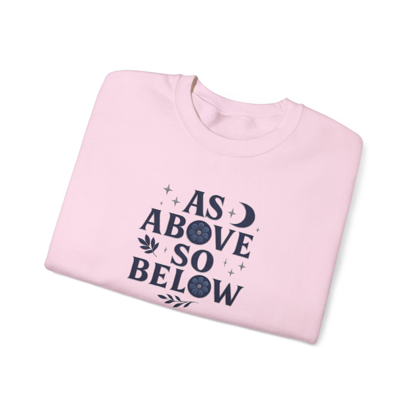 As Above So Below Sweatshirt, This witchy sweatshirt weaves the essence of paganism into every thread, making it the perfect piece of pagan clothing for those who cherish witchy things.