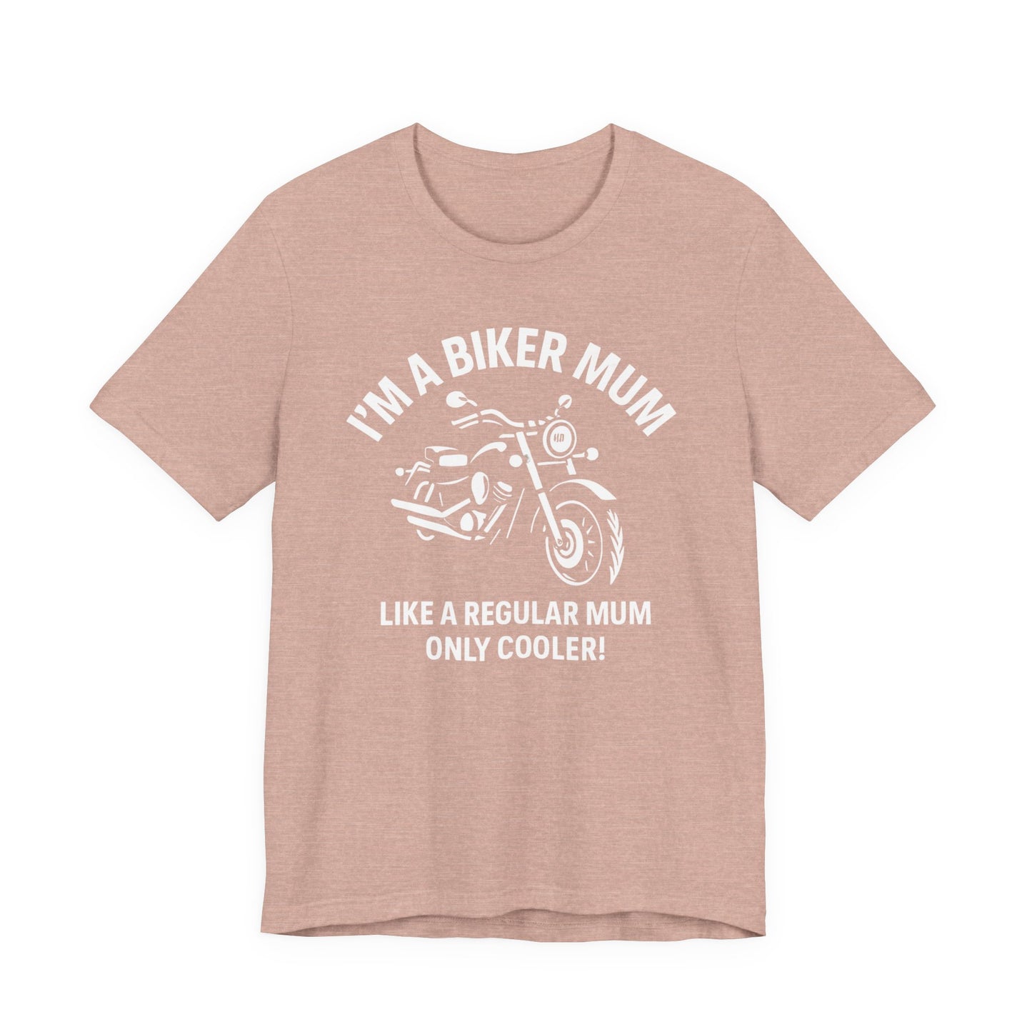 Biker Mum T-Shirt, Perfect as a bike lover gift or a personal treat, this motorcycle tee is more than just apparel; it's a statement.