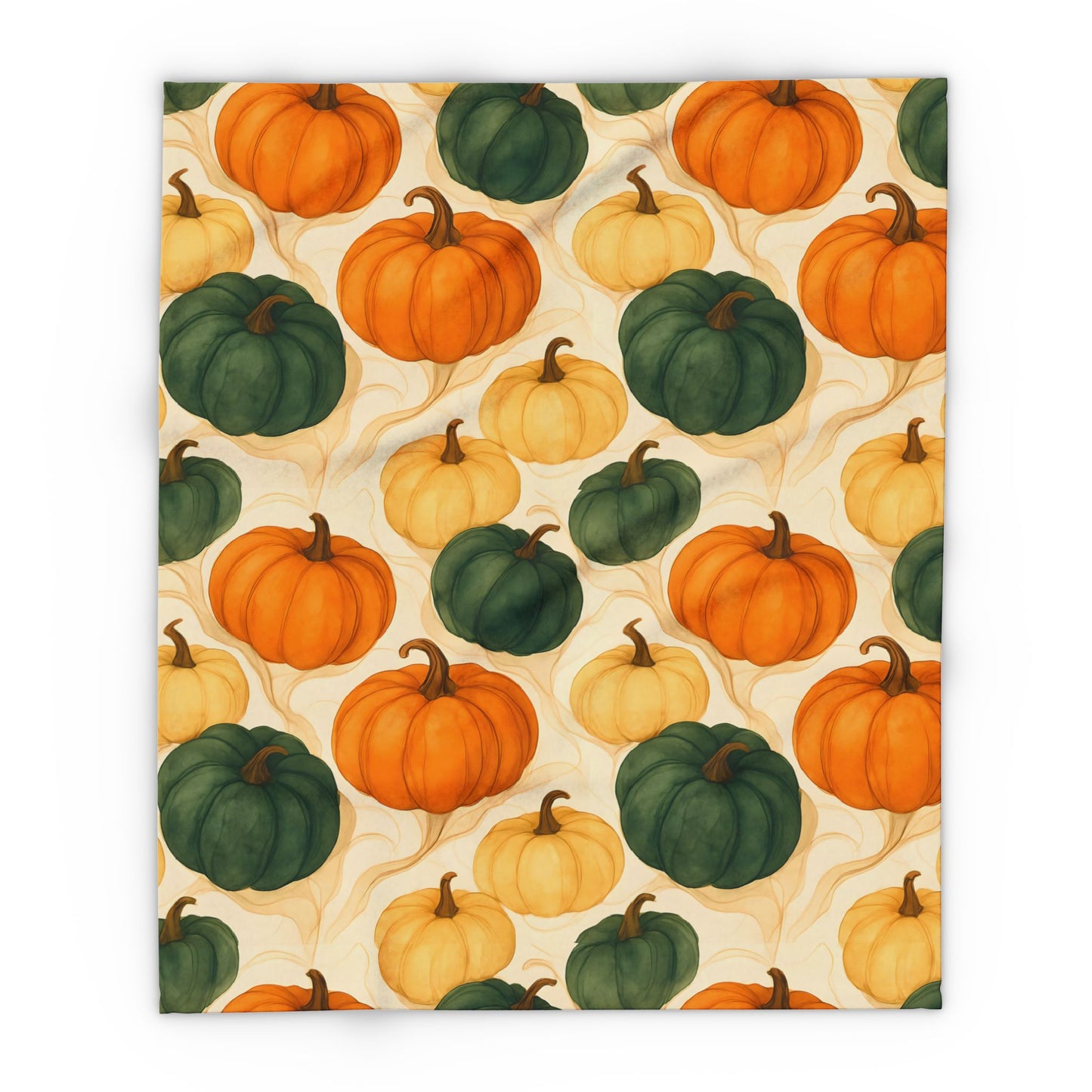 Autumnal Pumpkin Blanket Throw, Its timeless design effortlessly enhances your autumnal home decor, with its rich pumpkin hues offering a nod to nature's seasonal beauty. Whether draped over your sofa or used as a comforting autumn throw blanket.
