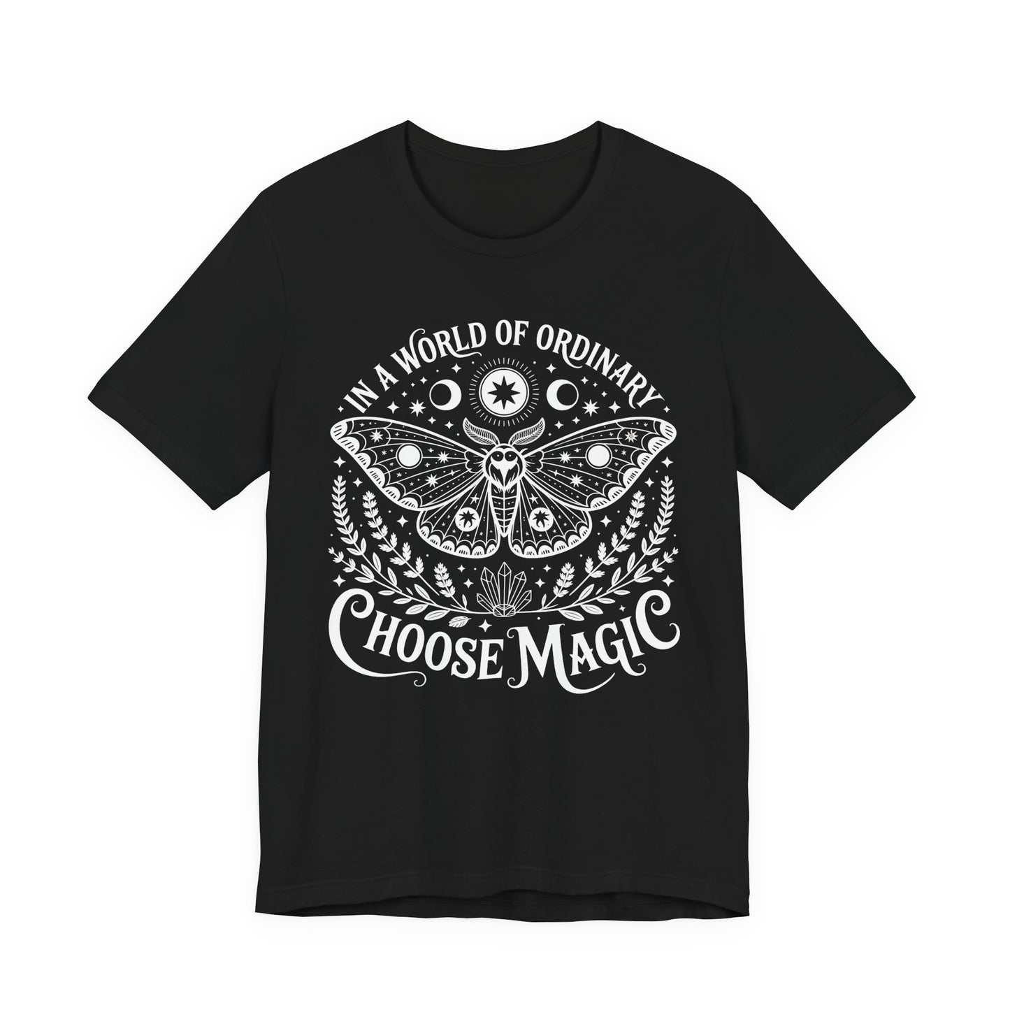Choose Magic Witchy T-Shirt • Magical Spell Graphic Tee • Occult Mystical Shirt • Witchy Gift Unisex Top • Spiritual Pagan Clothing