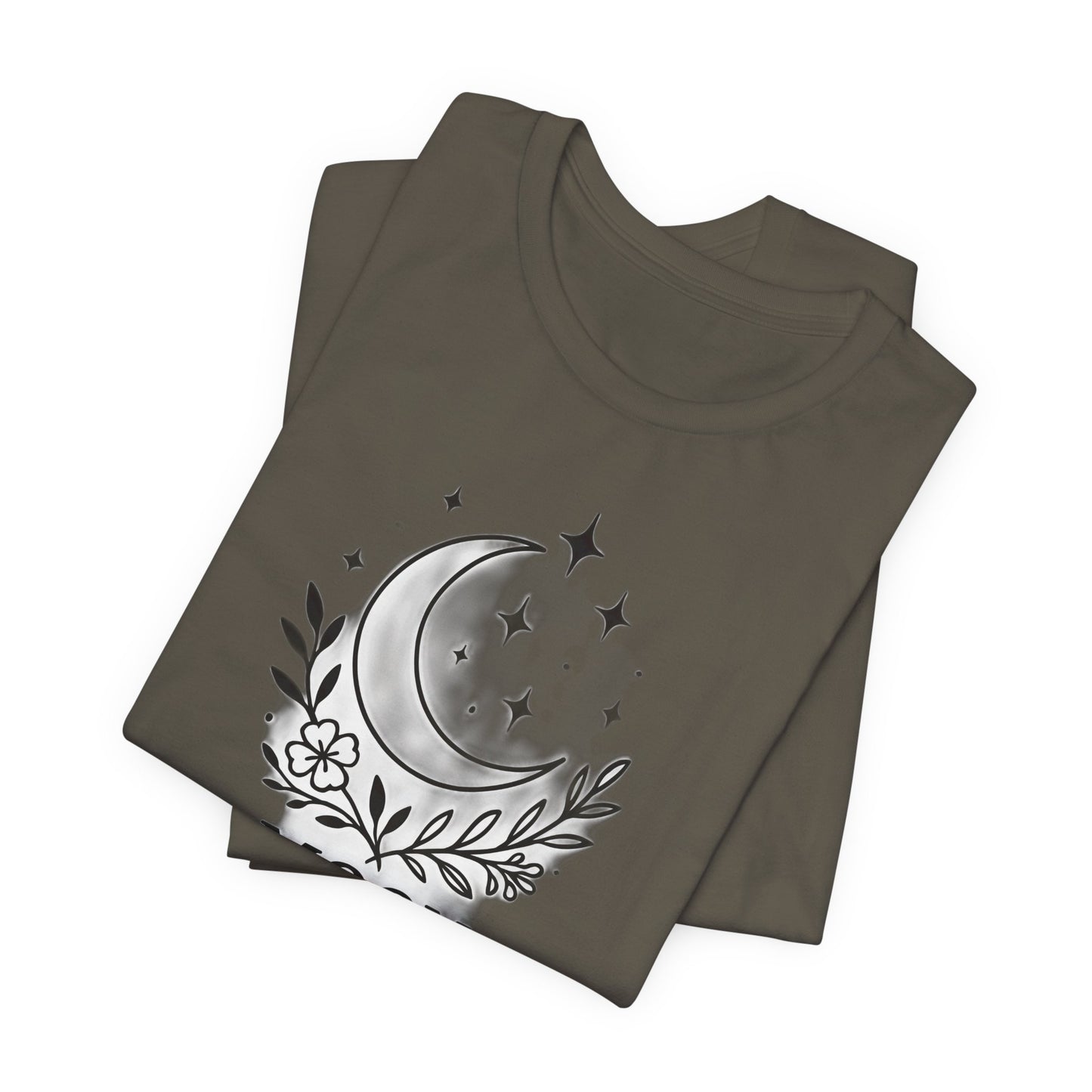 Moon Child T-Shirt, Crescent Moon Shirt, this moon child tee is more than just a piece of pagan clothing—it's a magical shirt that invites the wearer to explore the enchanting world of witchy things.