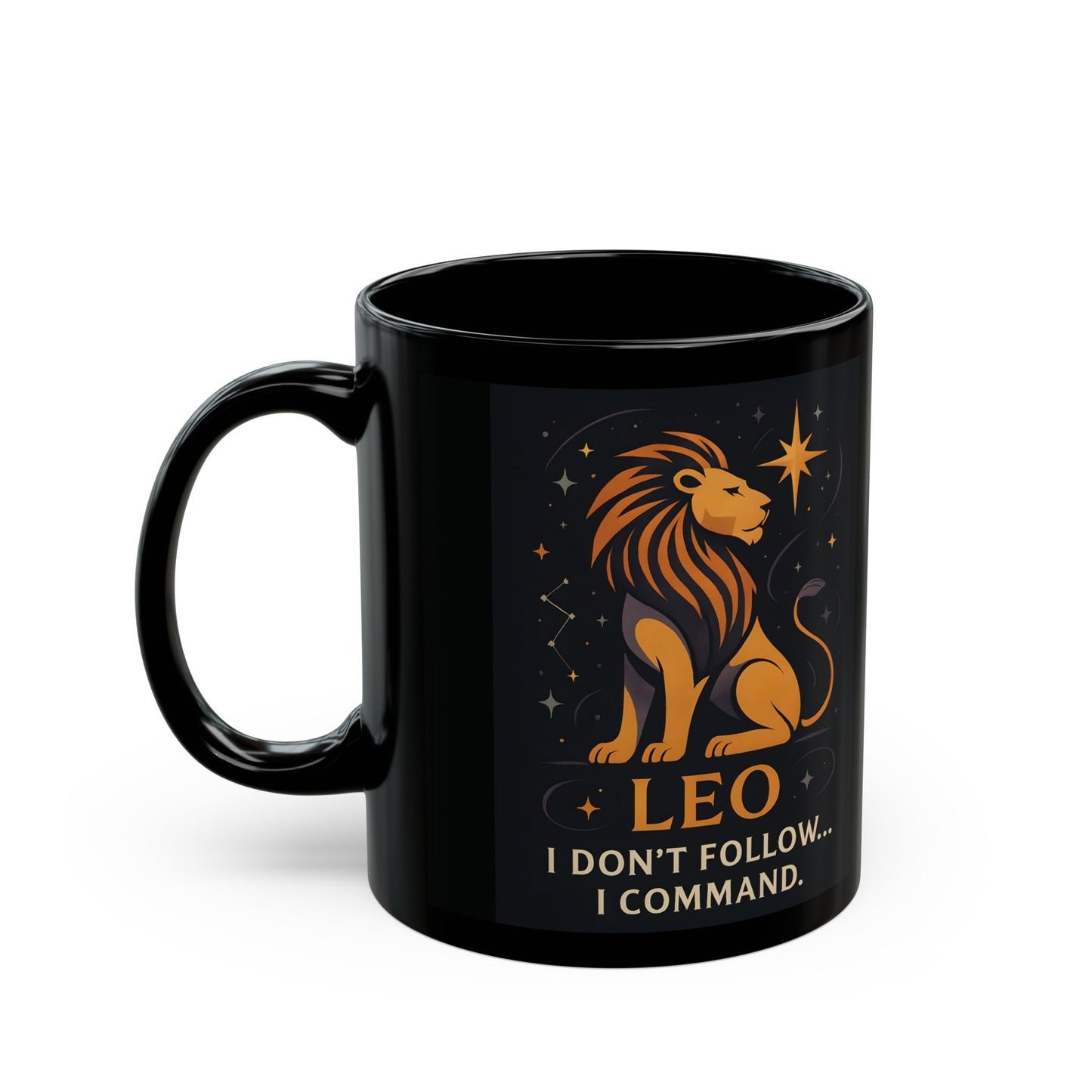 Leo Astrology Mug, Zodiac Mug, A delightful gift for any Leo, this Leo star sign mug ensures their zodiac spirit shines with every drink.