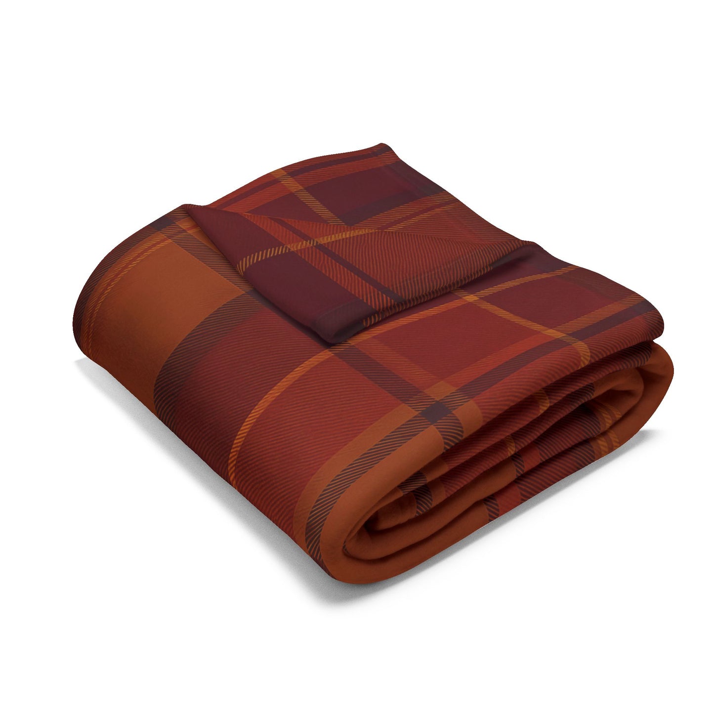 Cozy Autumn Plaid Pattern Blanket, This soft throw, with its classic plaid pattern, transforms any space into a serene autumn retreat.