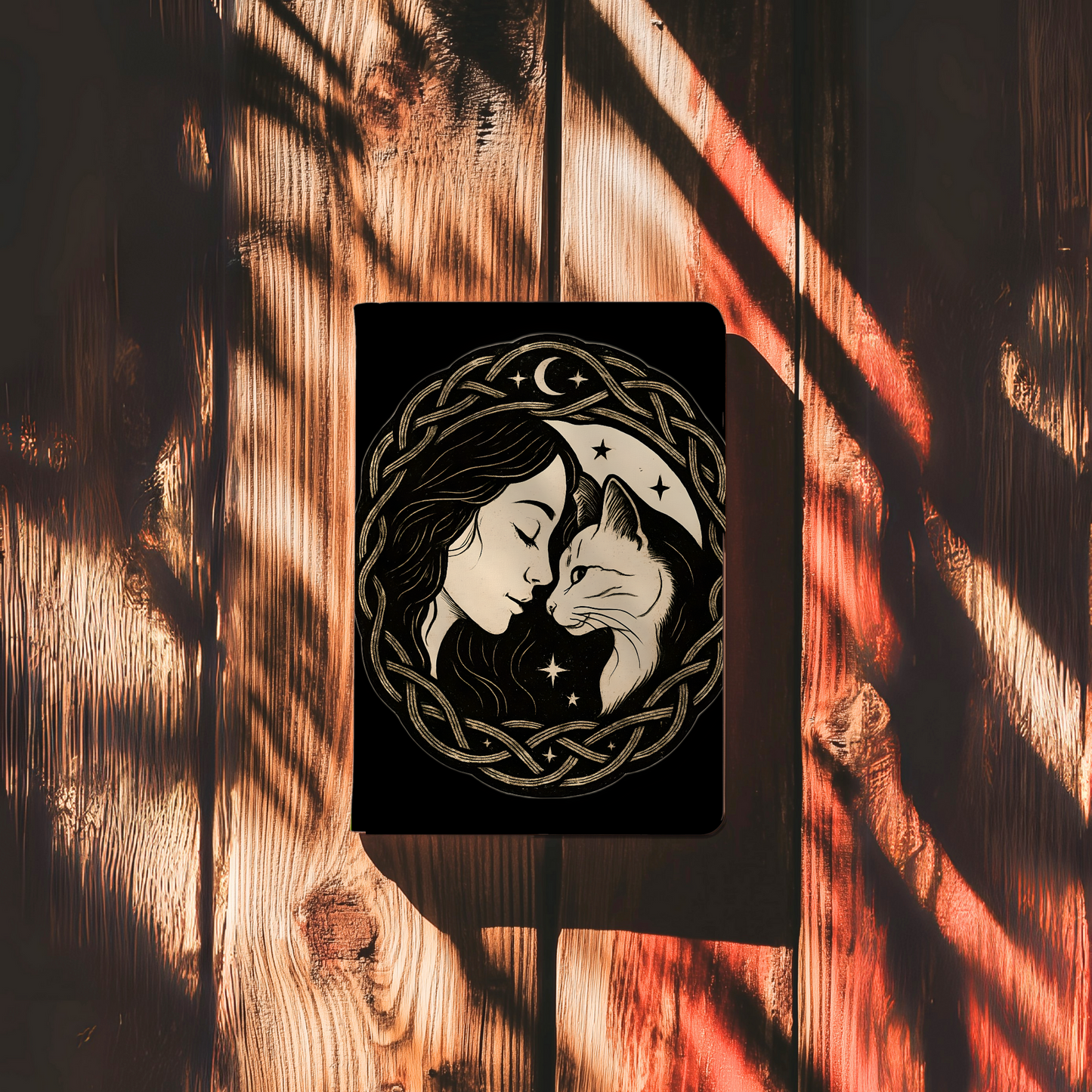 The Witch and Her Familiar Notebook, a mystical journey in the palm of your hand. Like whispering secrets to a witch black cat, this enchanting witchy notebook invites you into the world of the arcane with every turn of the page.