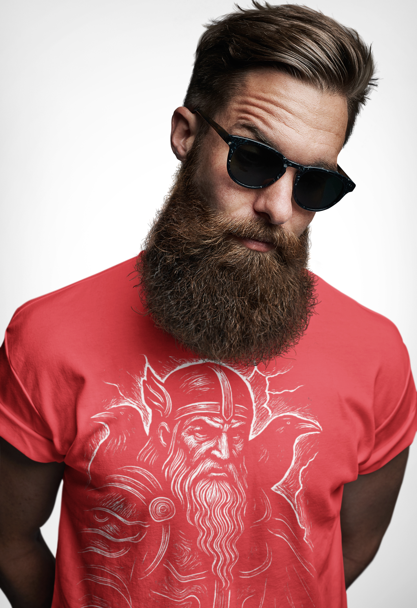 Viking God Odin T-Shirt,this viking shirt is your link to the past, offering a glimpse into the world where Odin and the viking gods reign supreme,a tribute to the enduring spirits of ancient Scandinavia