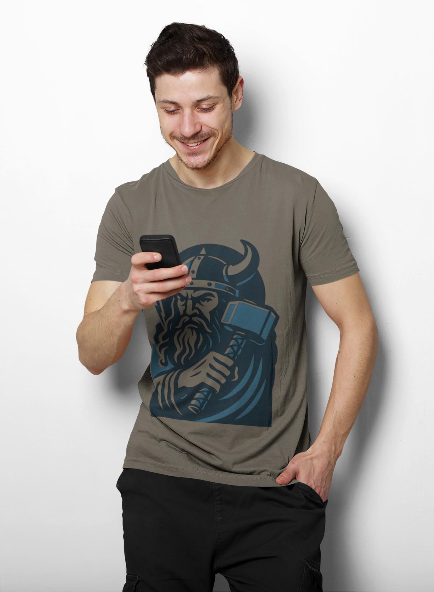 Thor Norse God Tee, Immerse yourself in the mystique of Norse mythology with our Thor Shirt, a tribute to the legendary god of thunder himself.
