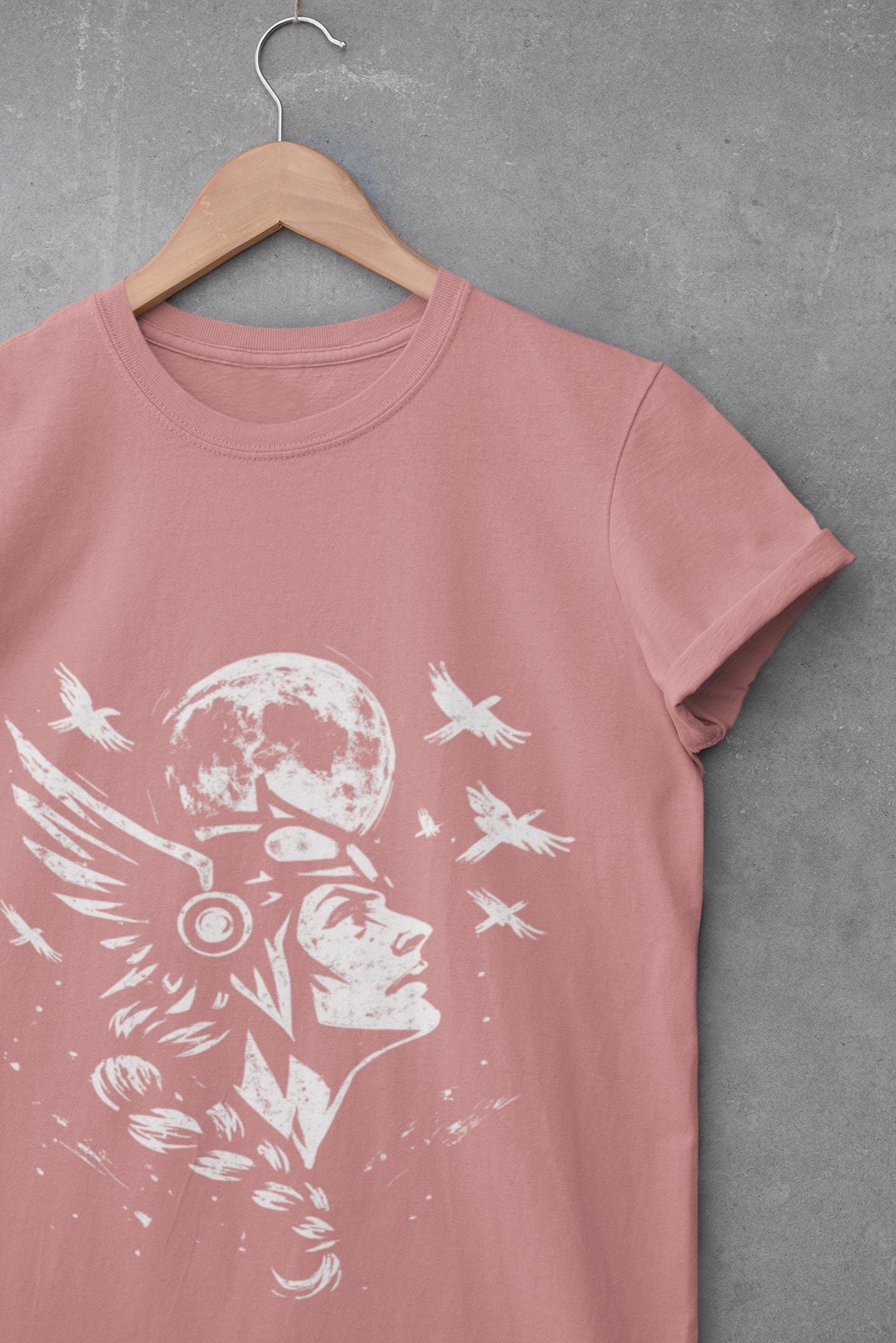 Valkyrie Norse Pagan T-Shirt, is a tribute to the powerful legends of old. Embrace the spirit of the Valkyrie with this striking design that merges the mystique of norse mythology with the rugged appeal of viking apparel.