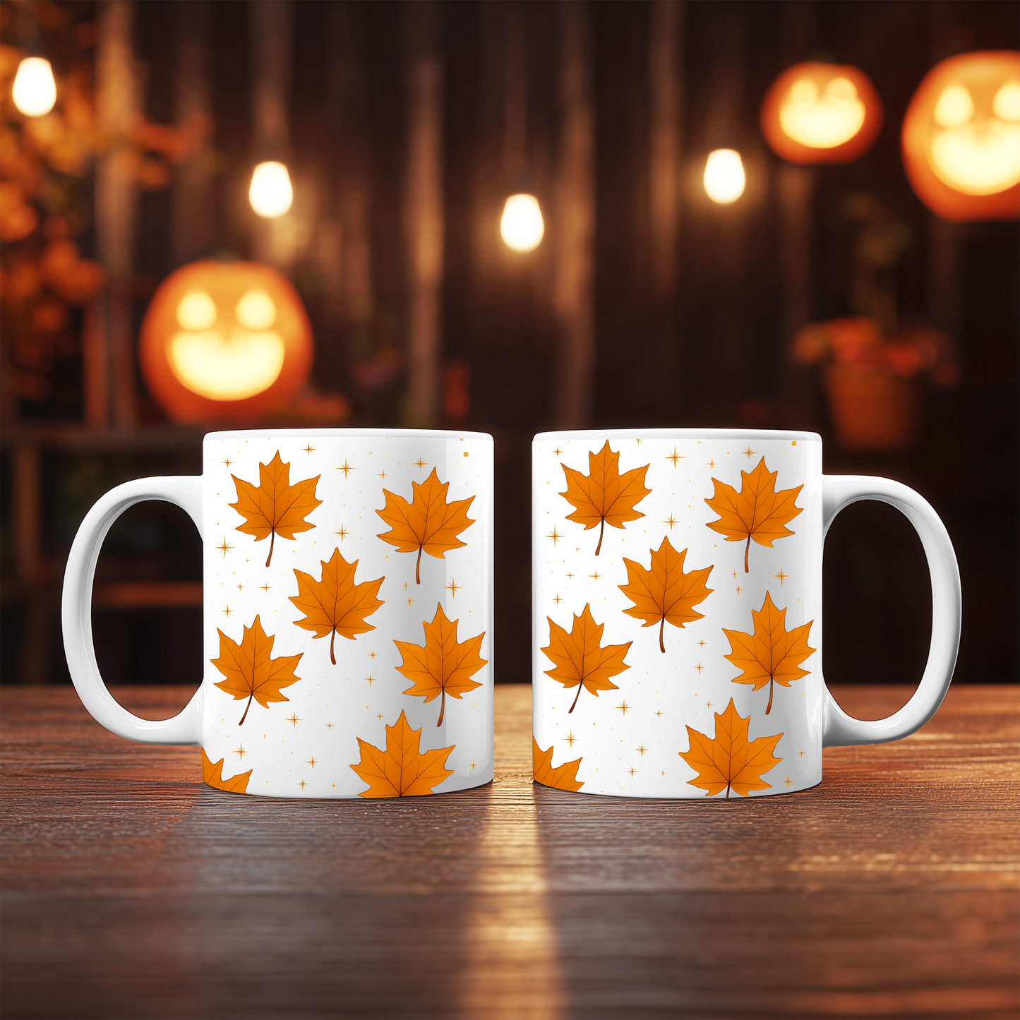 Autumnal Leaf Coffee Mug, perfect companion for your seasonal sips.
