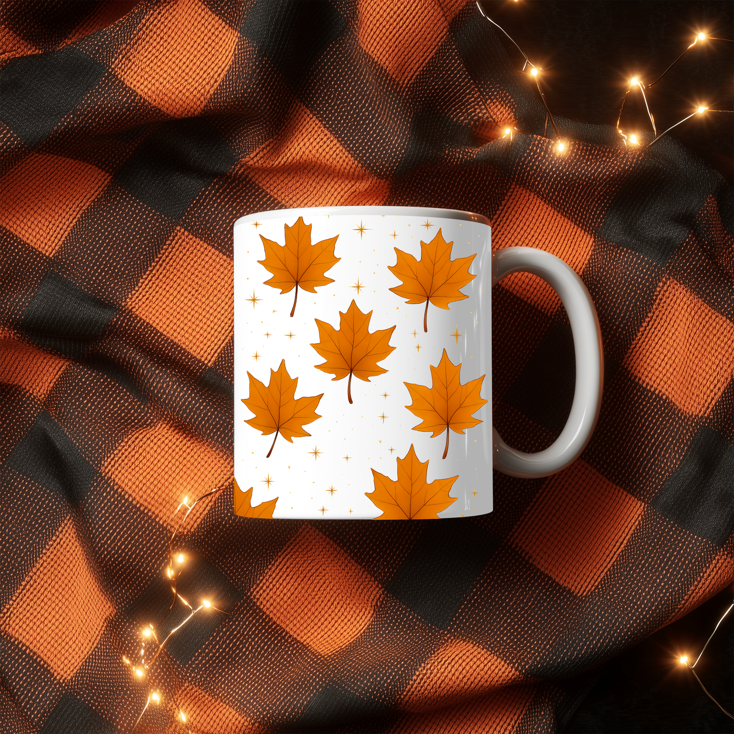Autumnal Leaf Coffee Mug, perfect companion for your seasonal sips.