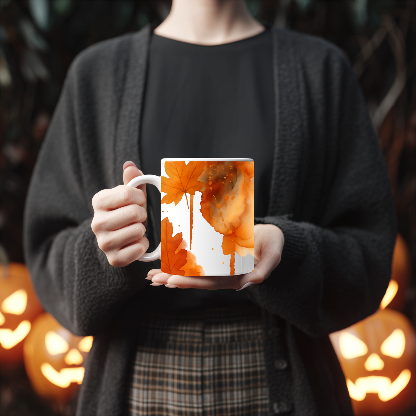 Autumnal Leaf Coffee Mug, our autumn coffee mug embodies the essence of cozy mugs.