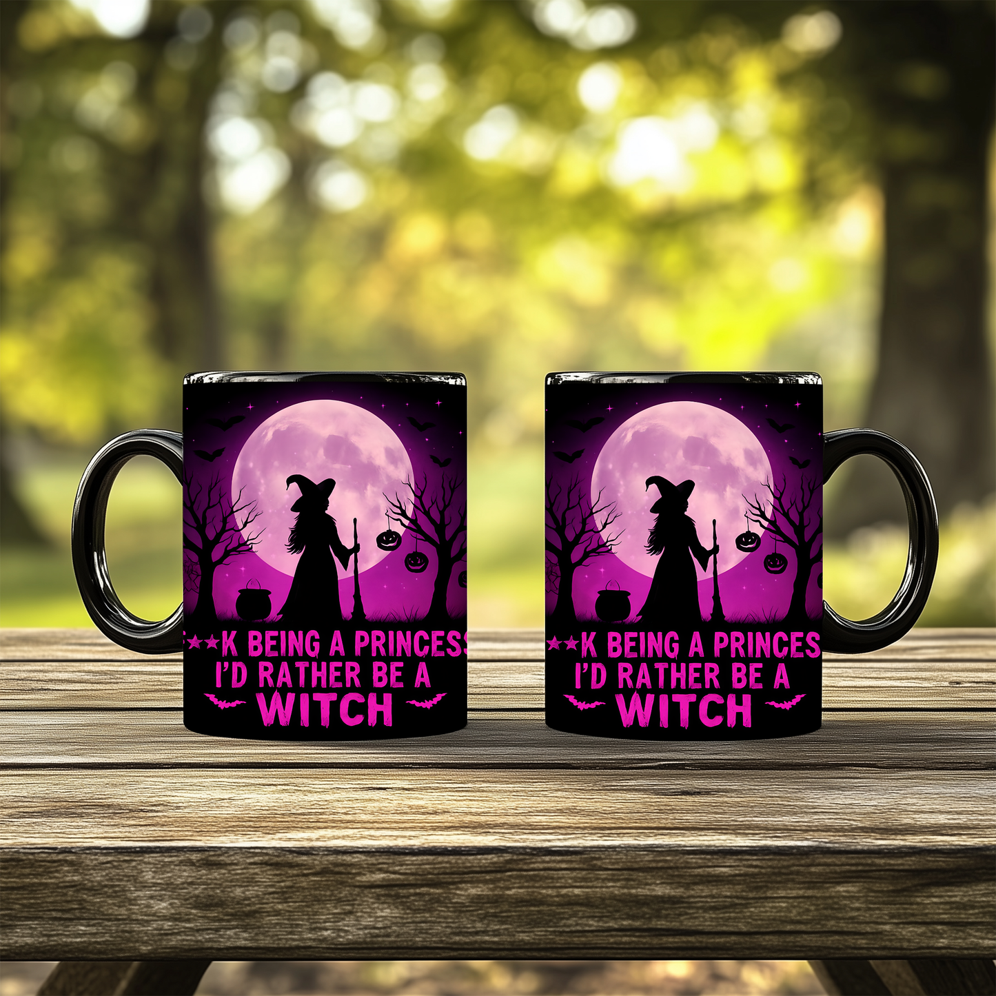 F**k Being A Princess I'd Rather Be A Witch Mug,casting a spell of inspiration over your day. Whether you're a fan of spooky mugs or simply adore cute Halloween mugs, this witch mug is a bewitching piece of witchy stuff.