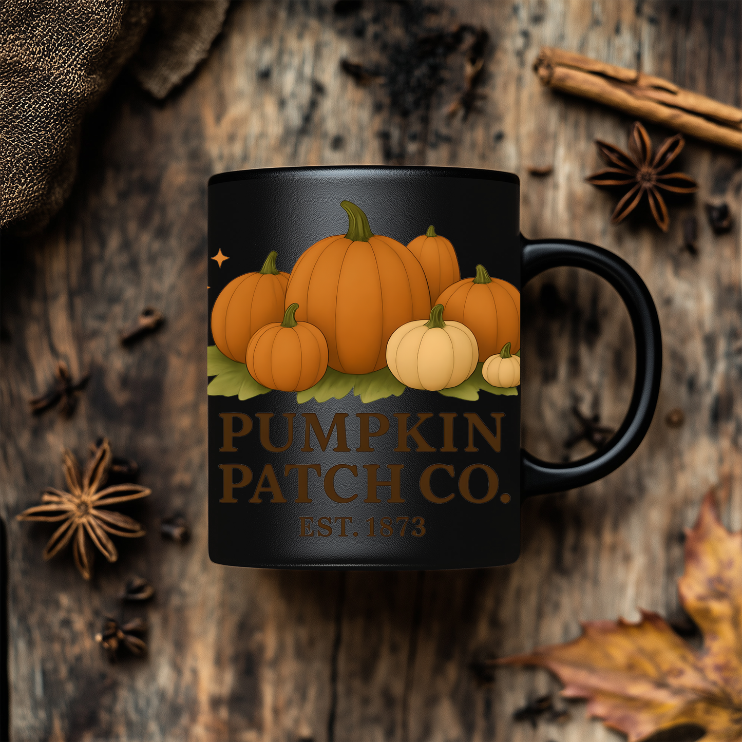 Pumpkin Coffee Mug, your new cozy companion for the fall season. This autumn coffee mug captures the spirit of harvest season.