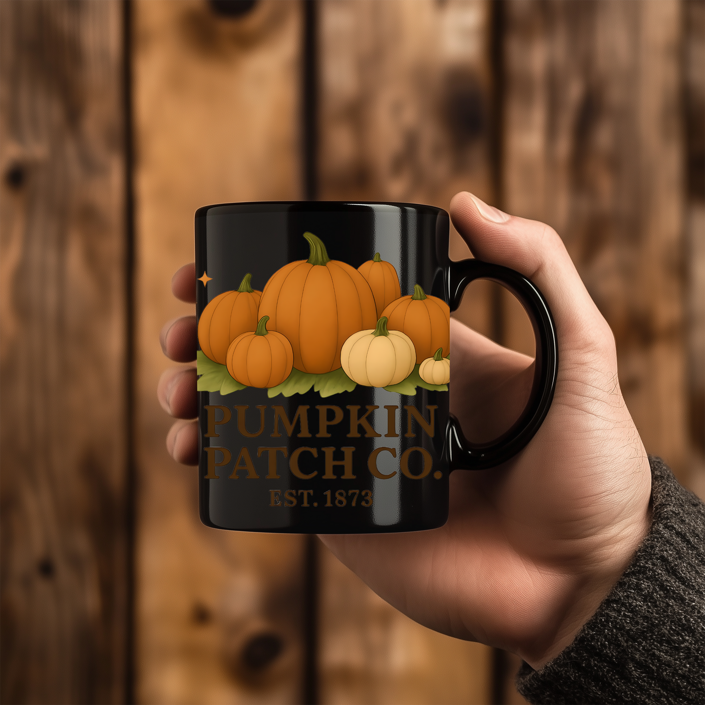 Pumpkin Coffee Mug, your new cozy companion for the fall season. This autumn coffee mug captures the spirit of harvest season.