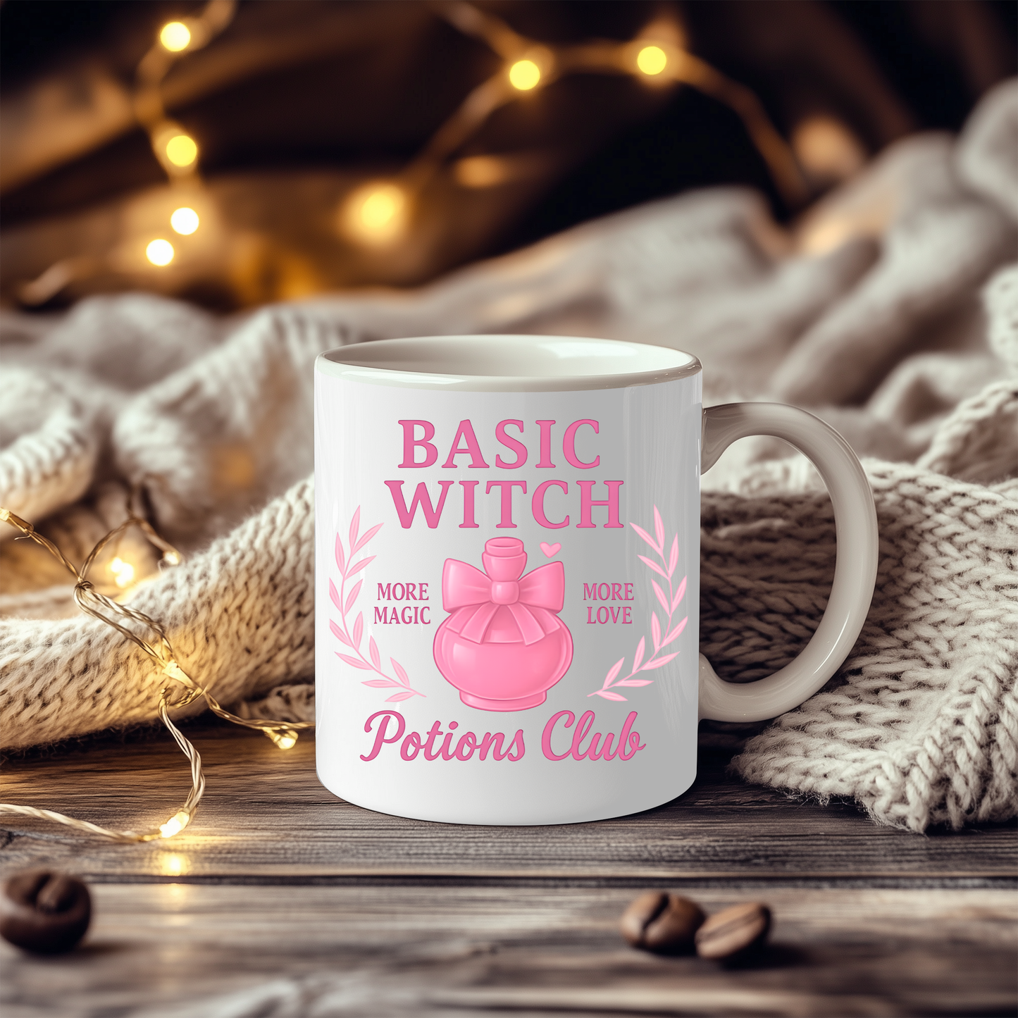 Basic Witch Potions Club Mug, Witch Mug, Unleash your inner magic.