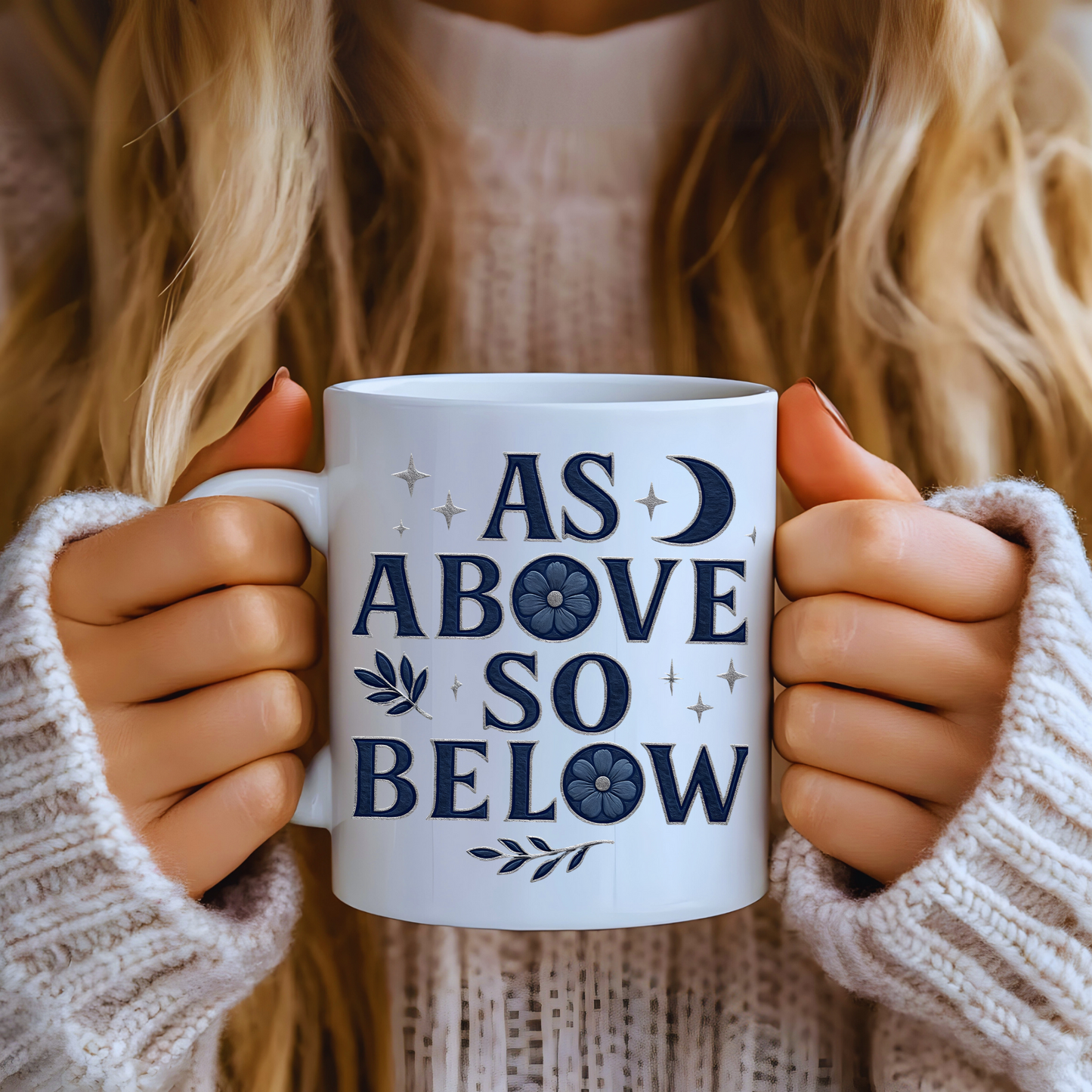 As Above So Below Witchy Coffee Mug, Crafted for those who appreciate the mysterious allure of paganism, this witchy cup transforms your coffee ritual into a sacred ceremony.