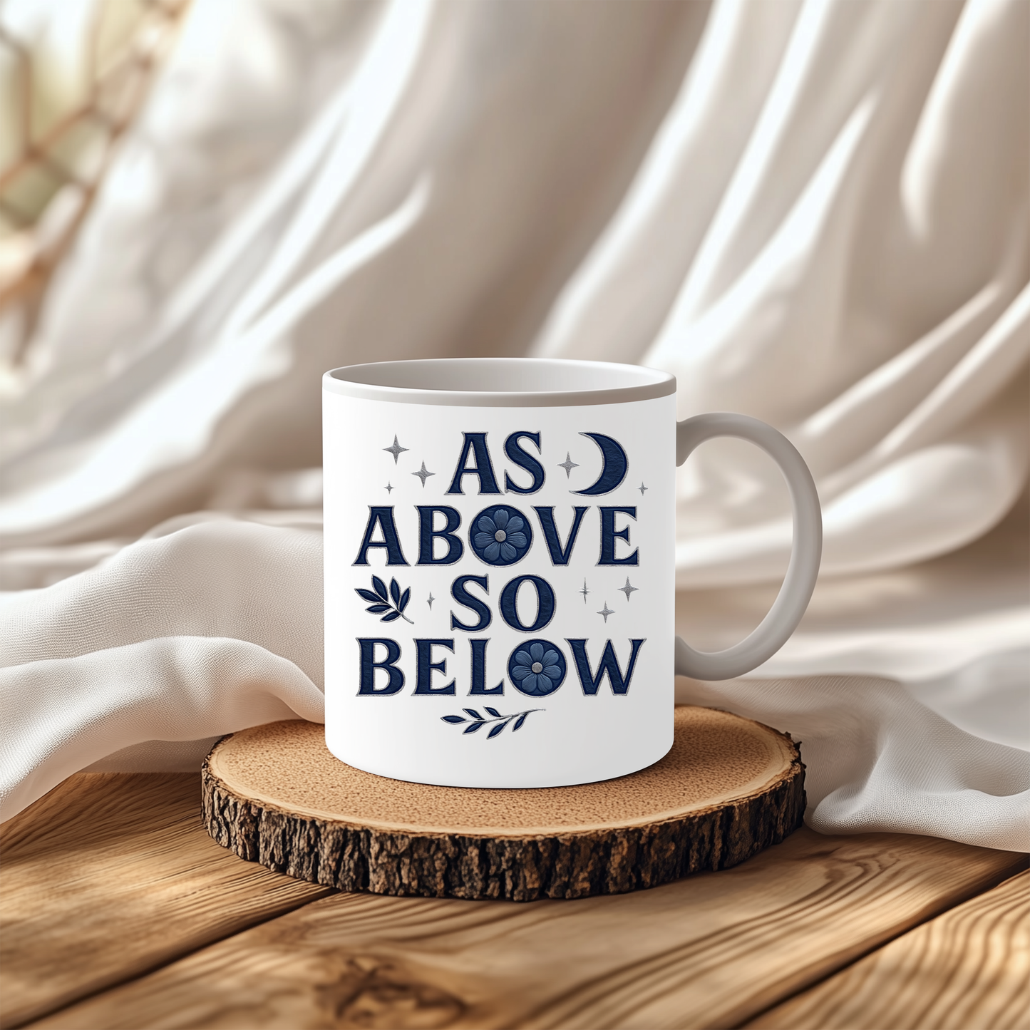 As Above So Below Witchy Coffee Mug, Crafted for those who appreciate the mysterious allure of paganism, this witchy cup transforms your coffee ritual into a sacred ceremony.