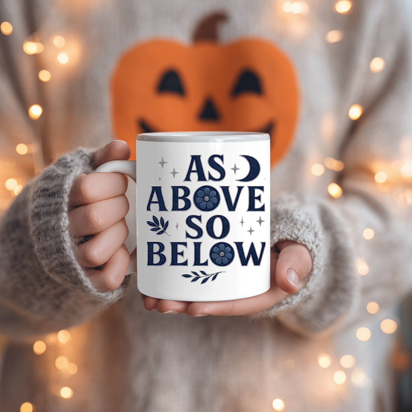 As Above So Below Witchy Coffee Mug, Crafted for those who appreciate the mysterious allure of paganism, this witchy cup transforms your coffee ritual into a sacred ceremony.