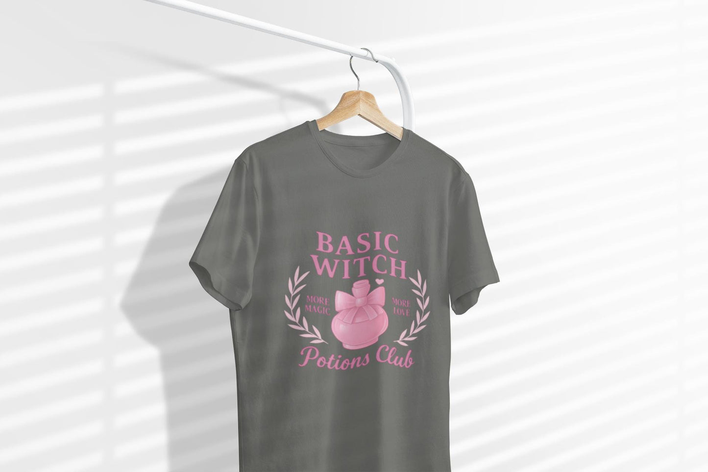 Basic Witch Potions Club Tshirt, Step into a world where magic meets comfort with the Basic Witch Potions Club T-shirt.
