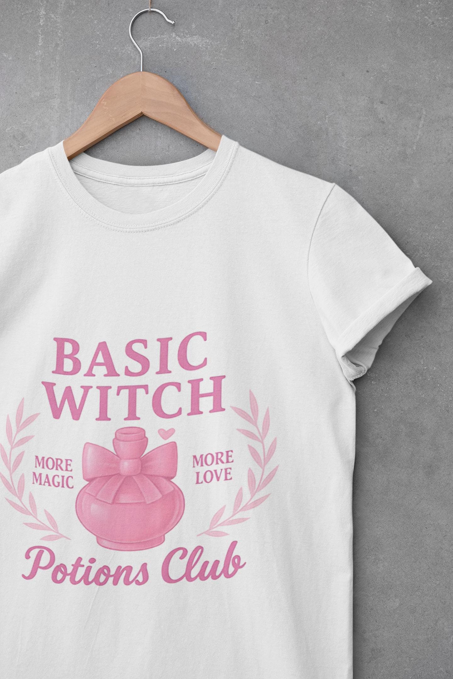 Basic Witch Potions Club Tshirt, Step into a world where magic meets comfort with the Basic Witch Potions Club T-shirt.