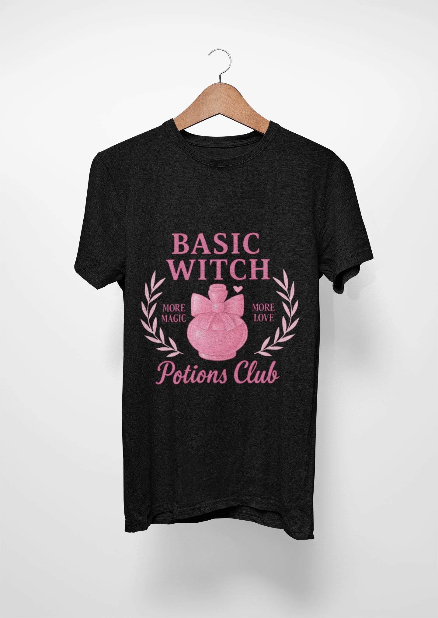 Basic Witch Potions Club Tshirt, Step into a world where magic meets comfort with the Basic Witch Potions Club T-shirt.