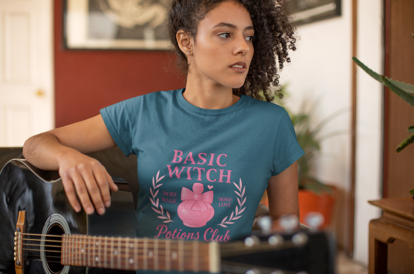 Basic Witch Potions Club Tshirt, Step into a world where magic meets comfort with the Basic Witch Potions Club T-shirt.