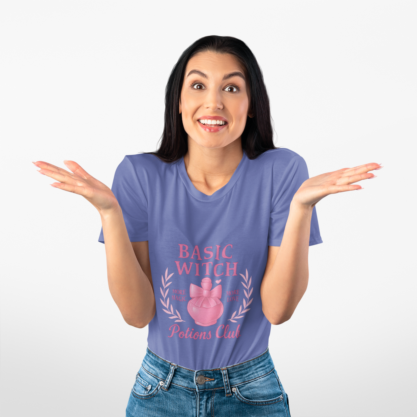 Basic Witch Potions Club Tshirt, Step into a world where magic meets comfort with the Basic Witch Potions Club T-shirt.